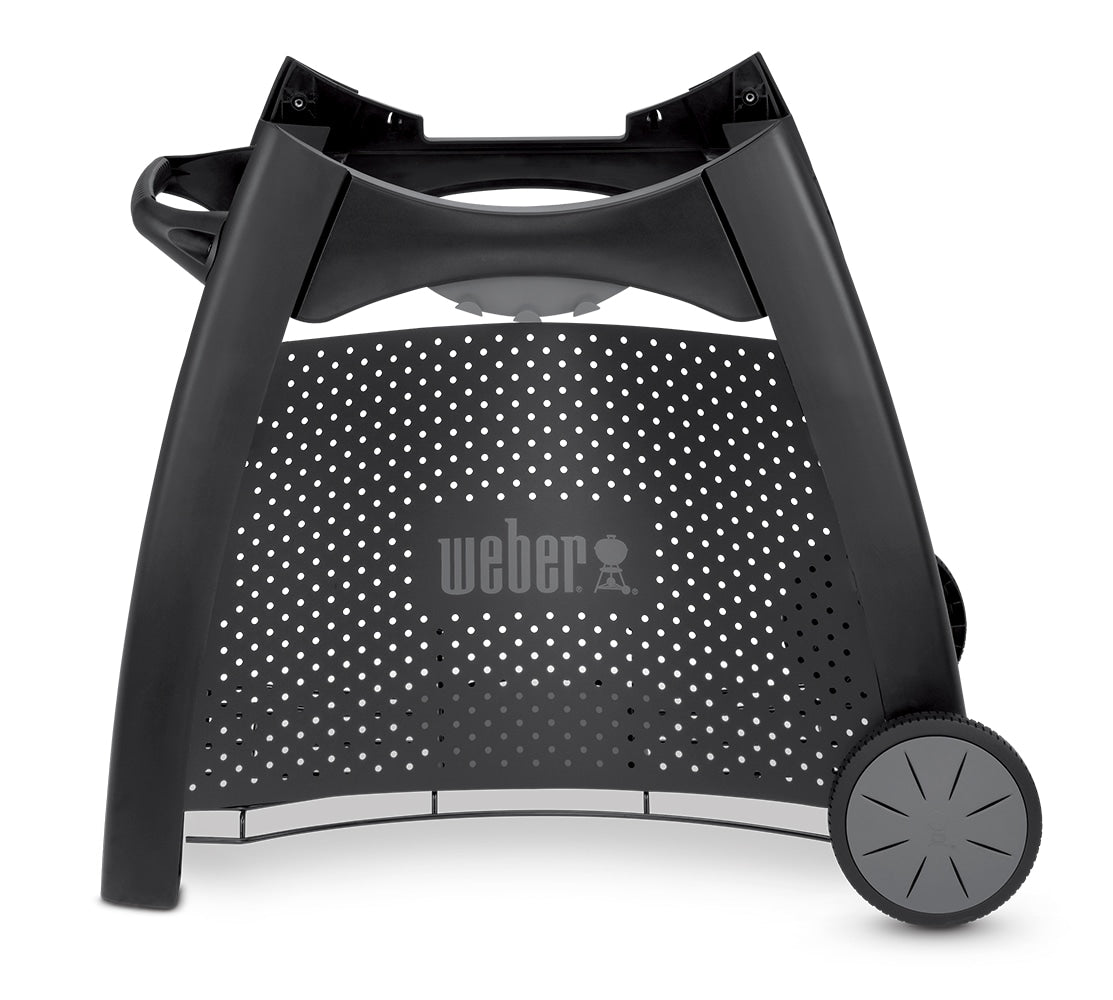 Weber Q 2000 Gas Grill Black Thermoset Plastic Grill Cart 6525