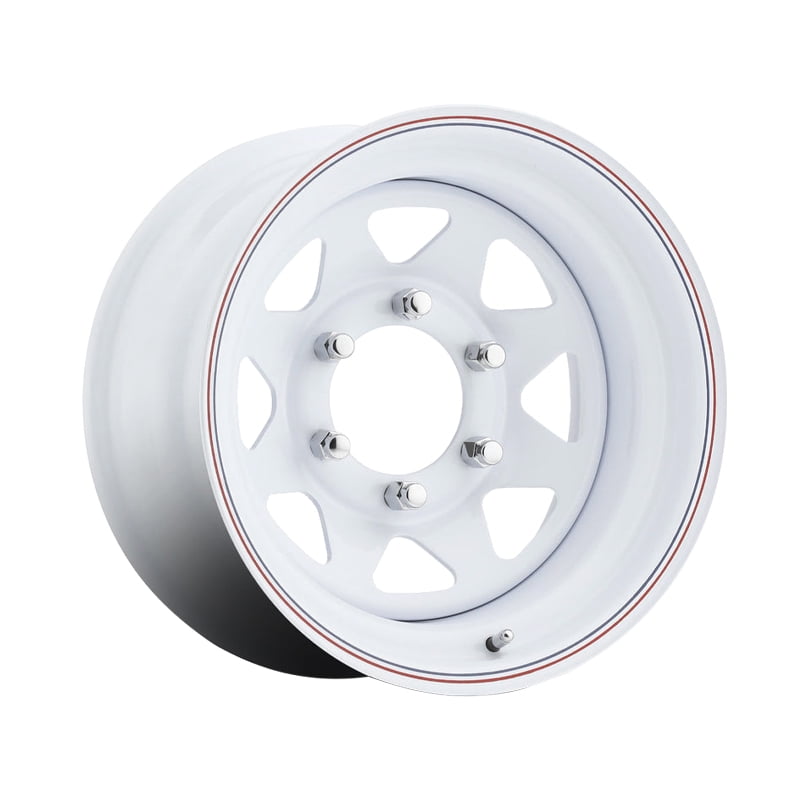 1 Allied - Pacer 16x8 6X5.50 0 310W White Spoke White Wheel Rim