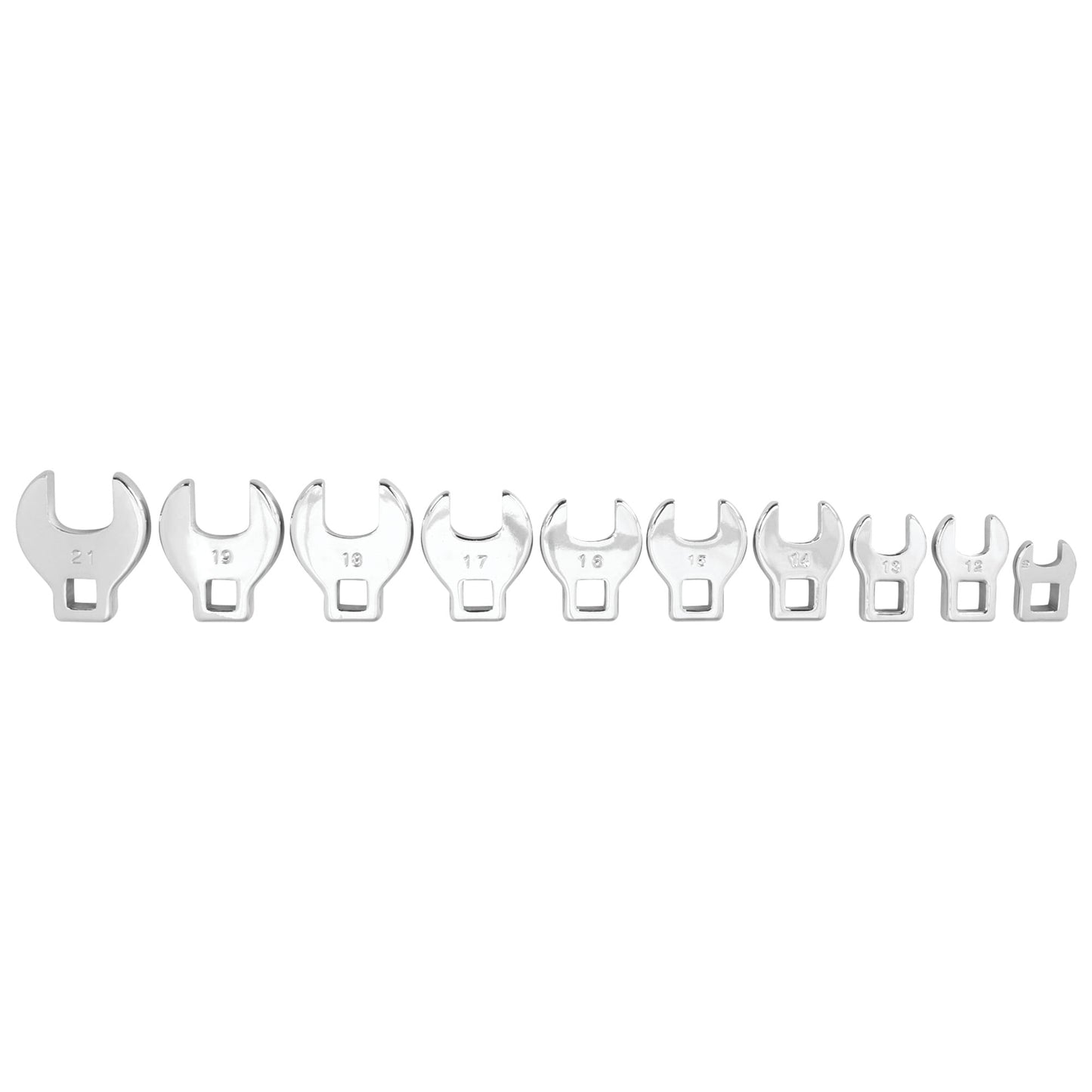 Performance Tool W452 10 Piece MET Crow Foot Wrench Set