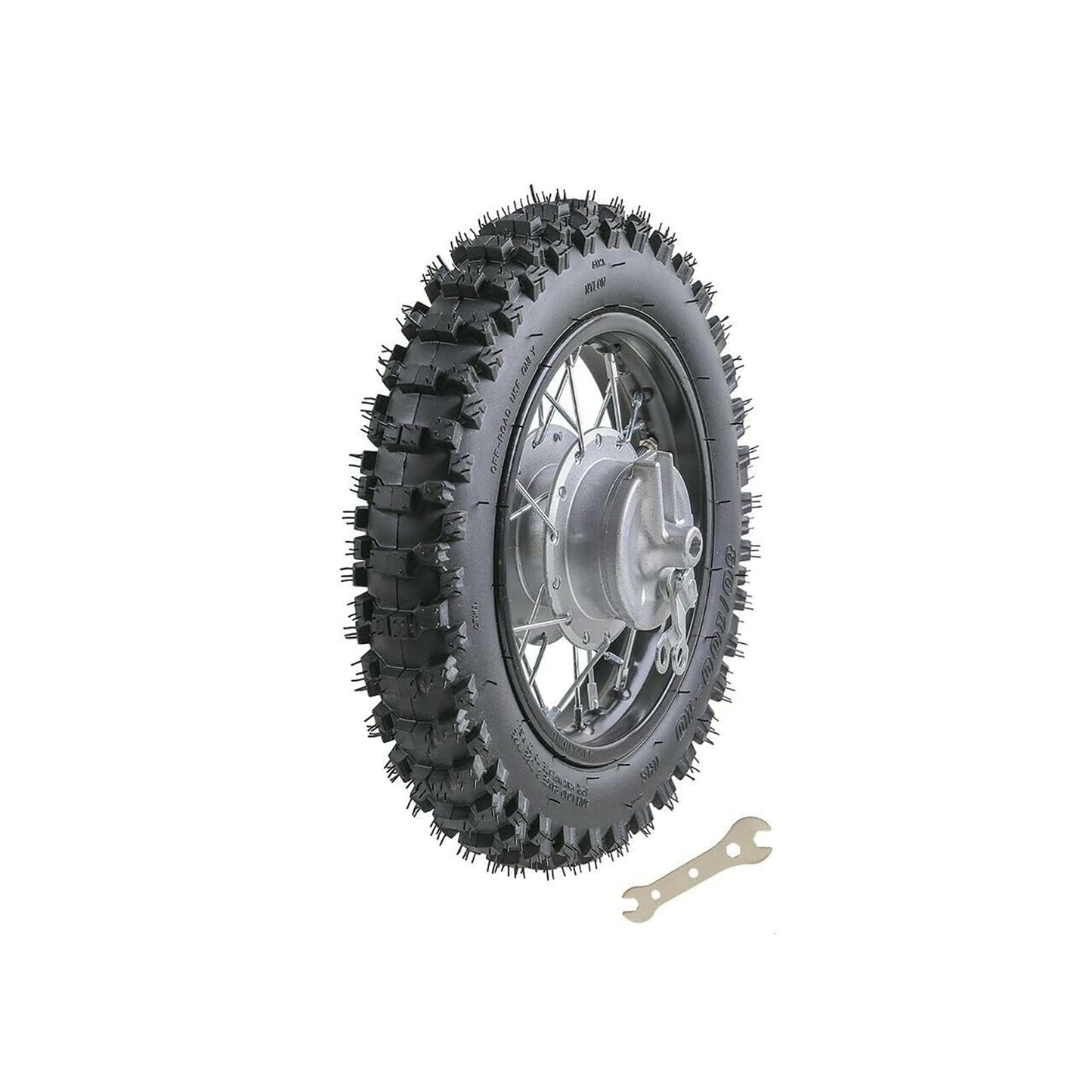 10" Rear Wheel 3.00-10 80/100-10 Dirt Bike Tire and inner Tube and 1.6x10 Rim Drum Brake for CRF50 XR50 Pit Bike 50cc 70cc 90cc 110cc 125cc Motocross Off Road