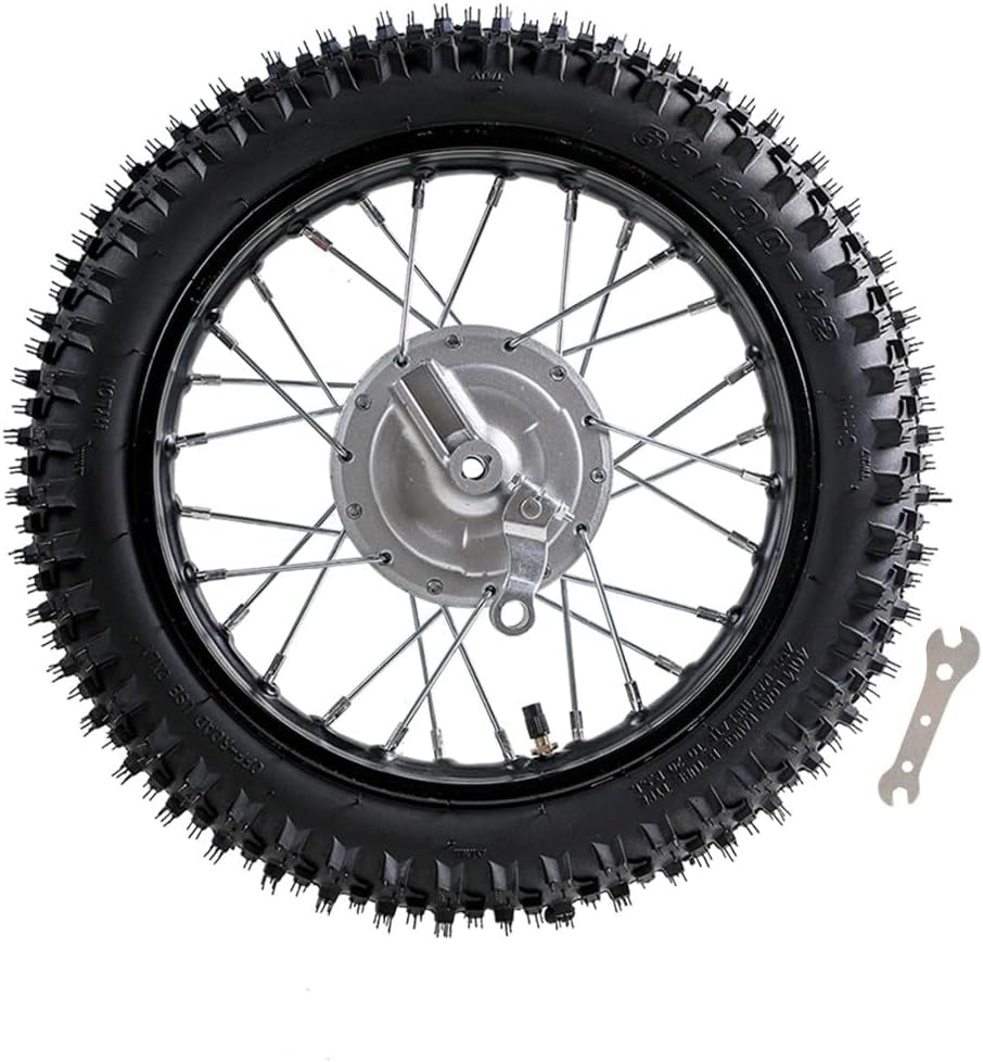 10'' Rear Wheel 80/100-10 Tire Rim 1.6-10 for Drum Brake Dirt Pit Bike KLX110 KX65 CRF50 CRF70