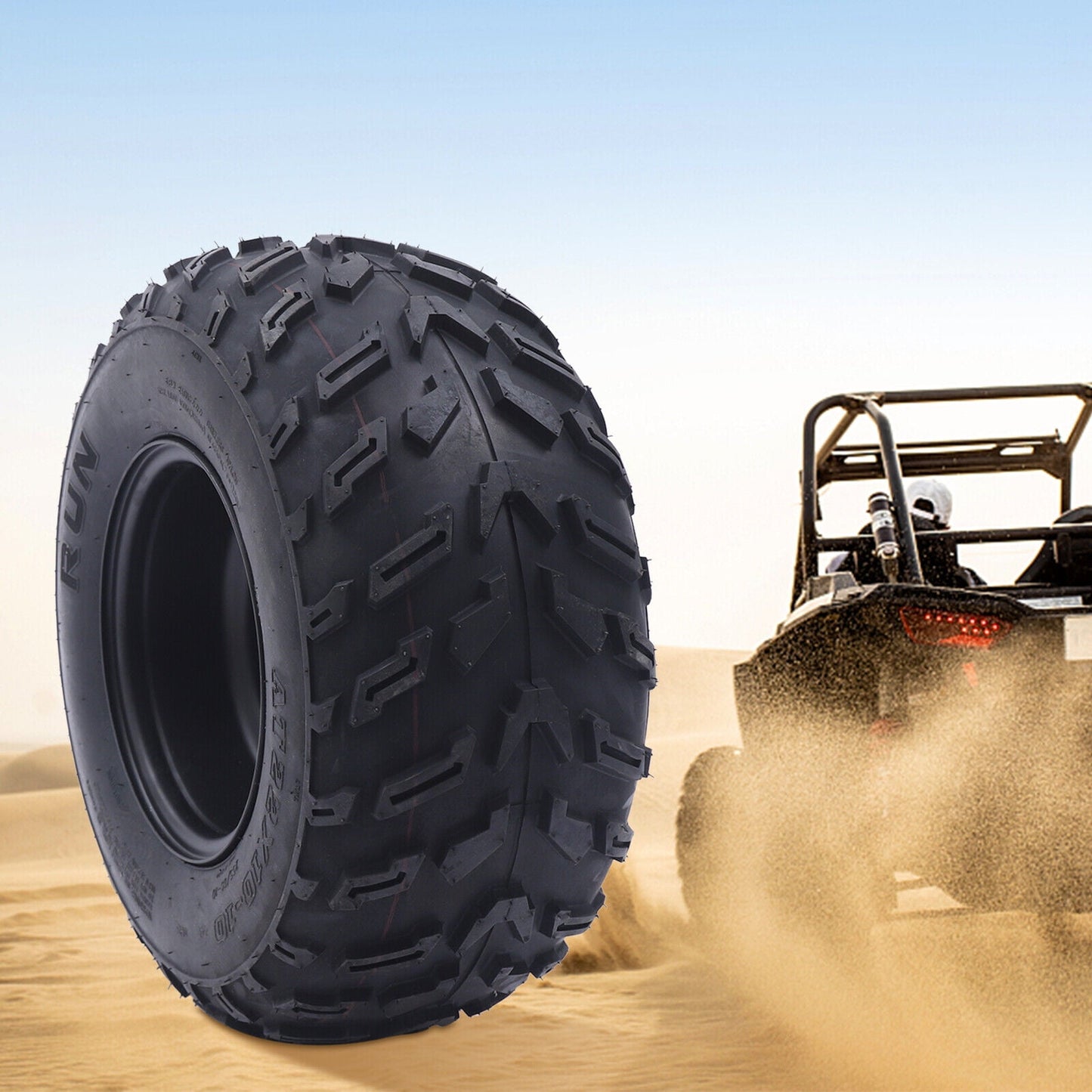 10" Tire Rim Wheel 22x10-10 For ATV Quad UTV Off road 200cc 250cc 55x55x23cm