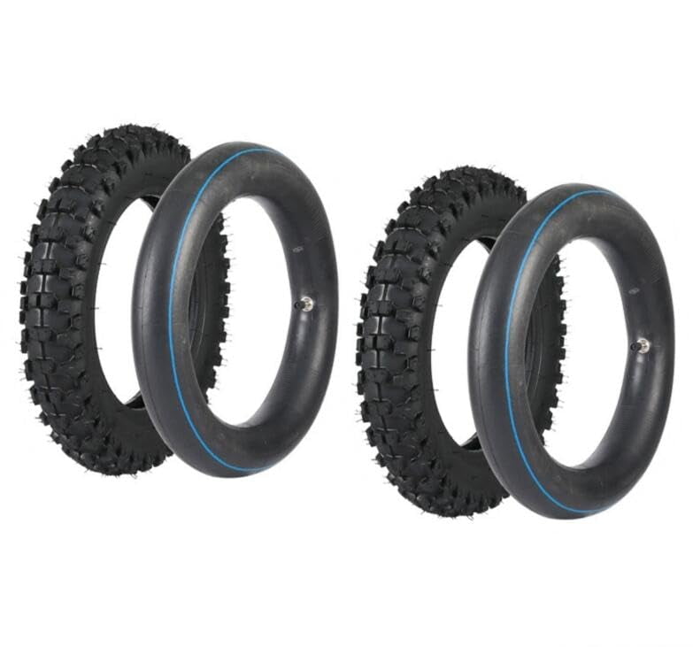 10" Tires Front 2.50-10 Dirt Bike Tire & Rear 3.00-10 Tire and inner Tube for Off Road Motorcycle TTR50 CRF50 JR50 Dirt Pit Bike