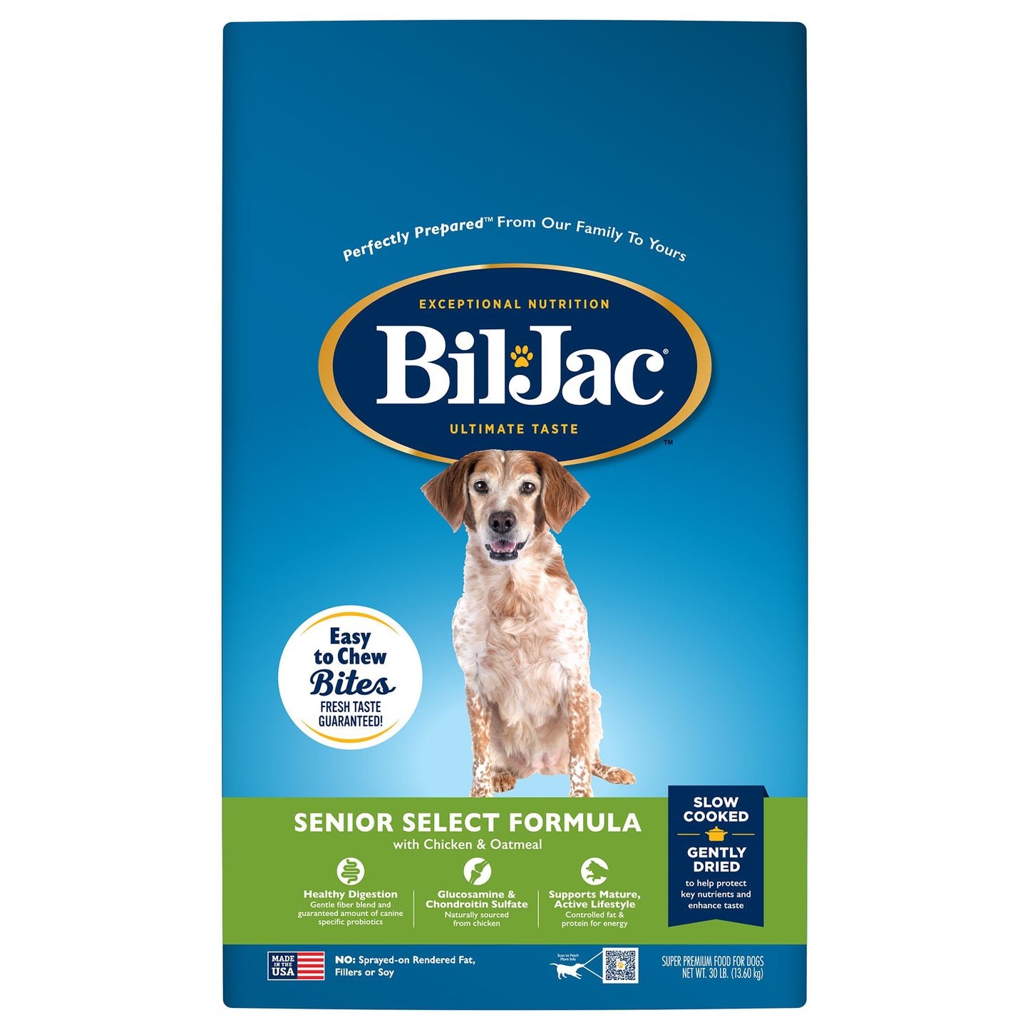 Bil-Jac® Senior Select Formula Senior Dry Dog Food - Chicken & Oatmeal 6 Lb