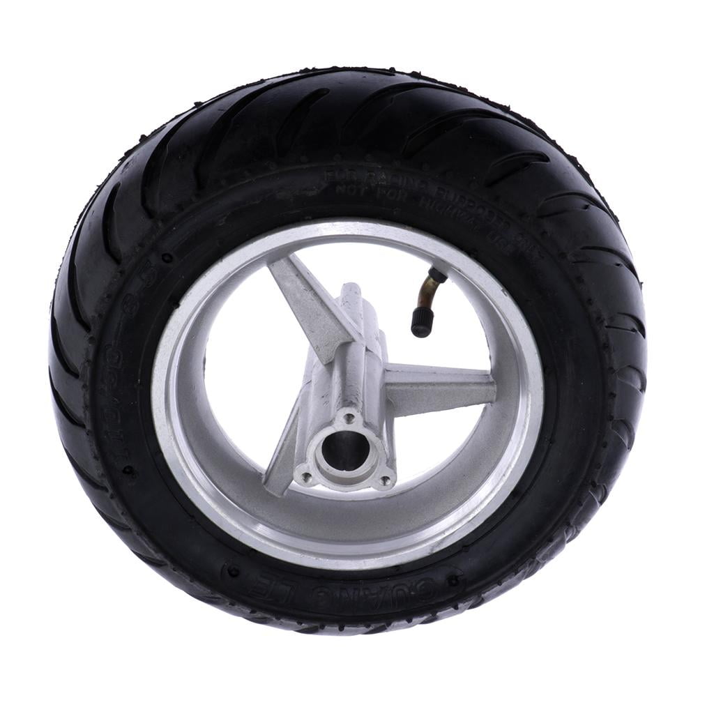 110/50-6.5 110G50-6.5 Tire and Rim, Rear Wheel for 40cc 47cc Mini-Tasche Bike Scooters Dirt Bike