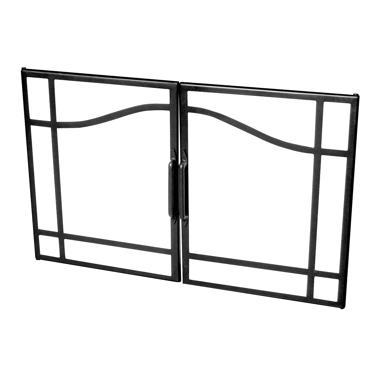 Dimplex BF Series Black Large Cabinet-style Fireplace Doors with Clear Tempered Glass BFSDOOR39BLK