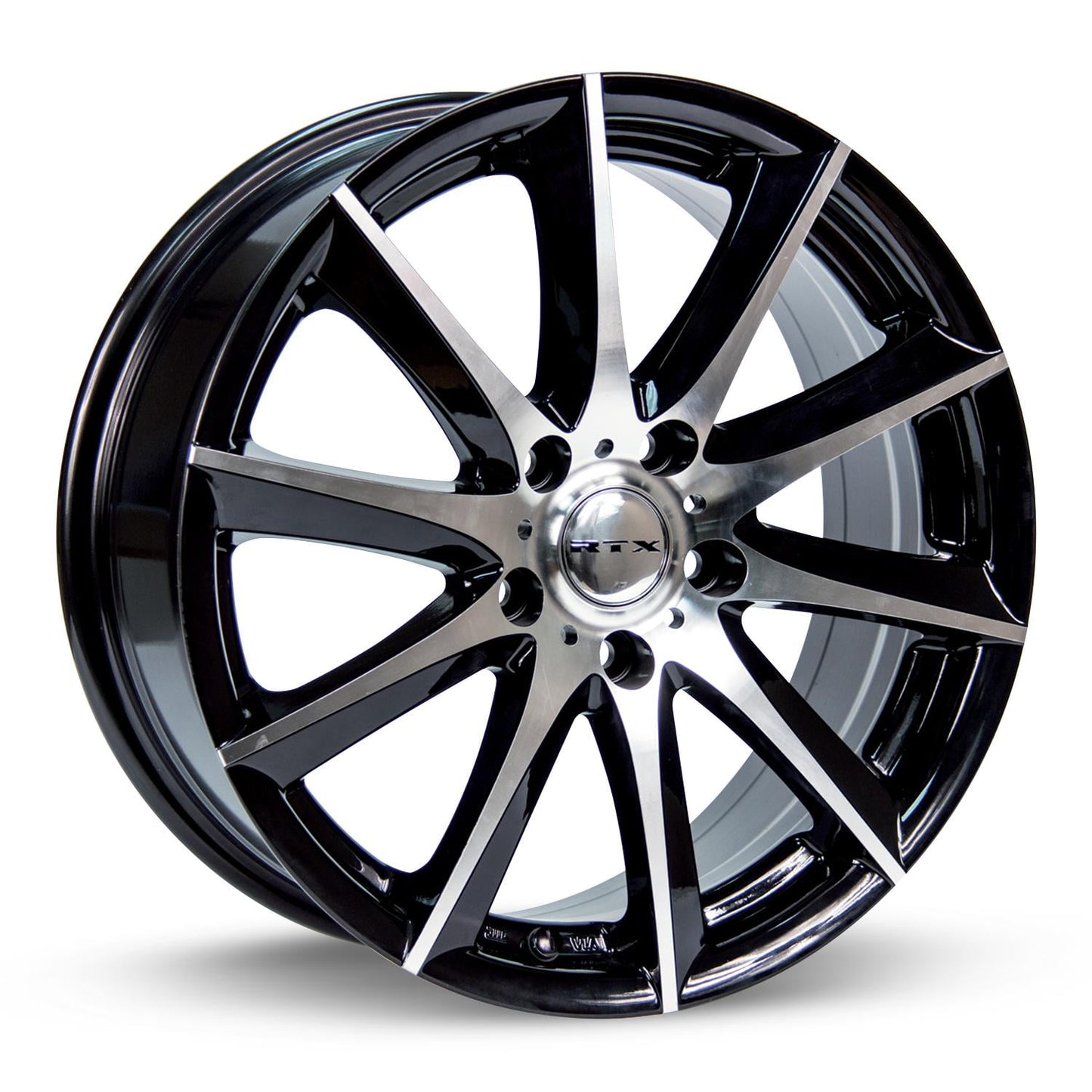 15 Inch Black Alloy Wheel Rim for Toyota Prius, RTX 81338 15x6.5 4x100 4Lug