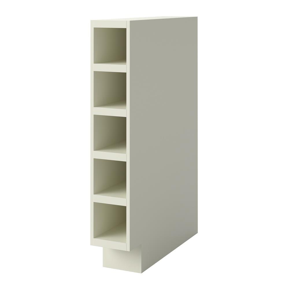 allen + roth Pattingham 6-in W x 34.5-in H x 24-in D Harbor Open cube organizer Base Fully assembled Cabinet Raised Panel