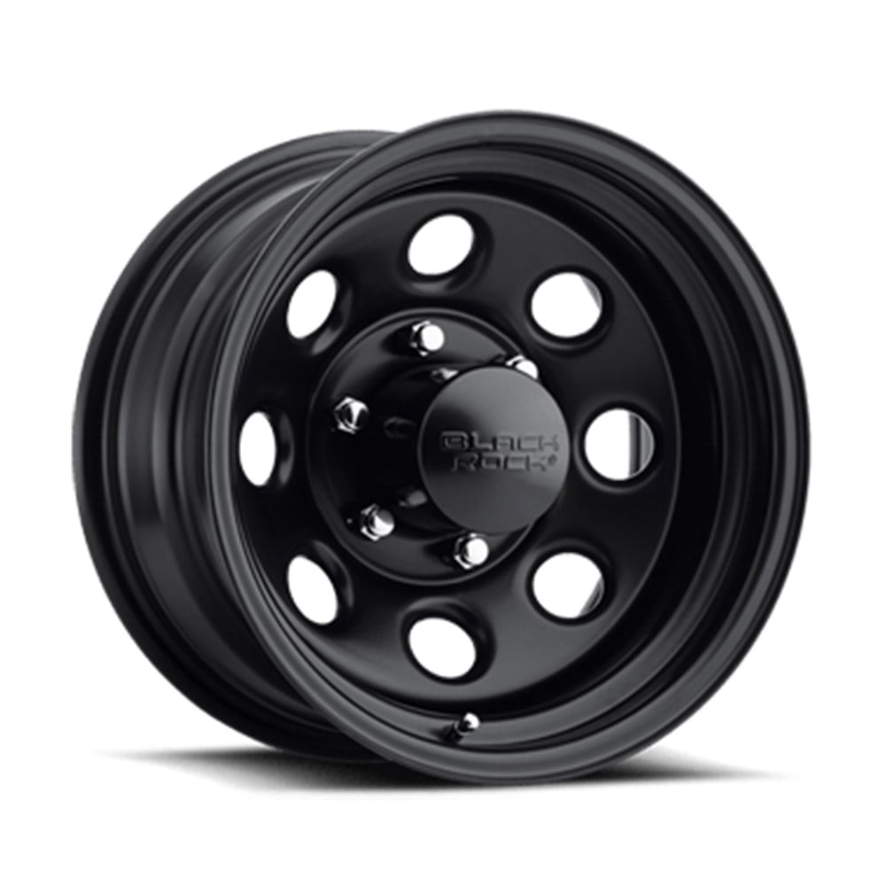15x7 Black Rock 997B Soft 8 Matte Black Wheel 5x4.5 (0mm)