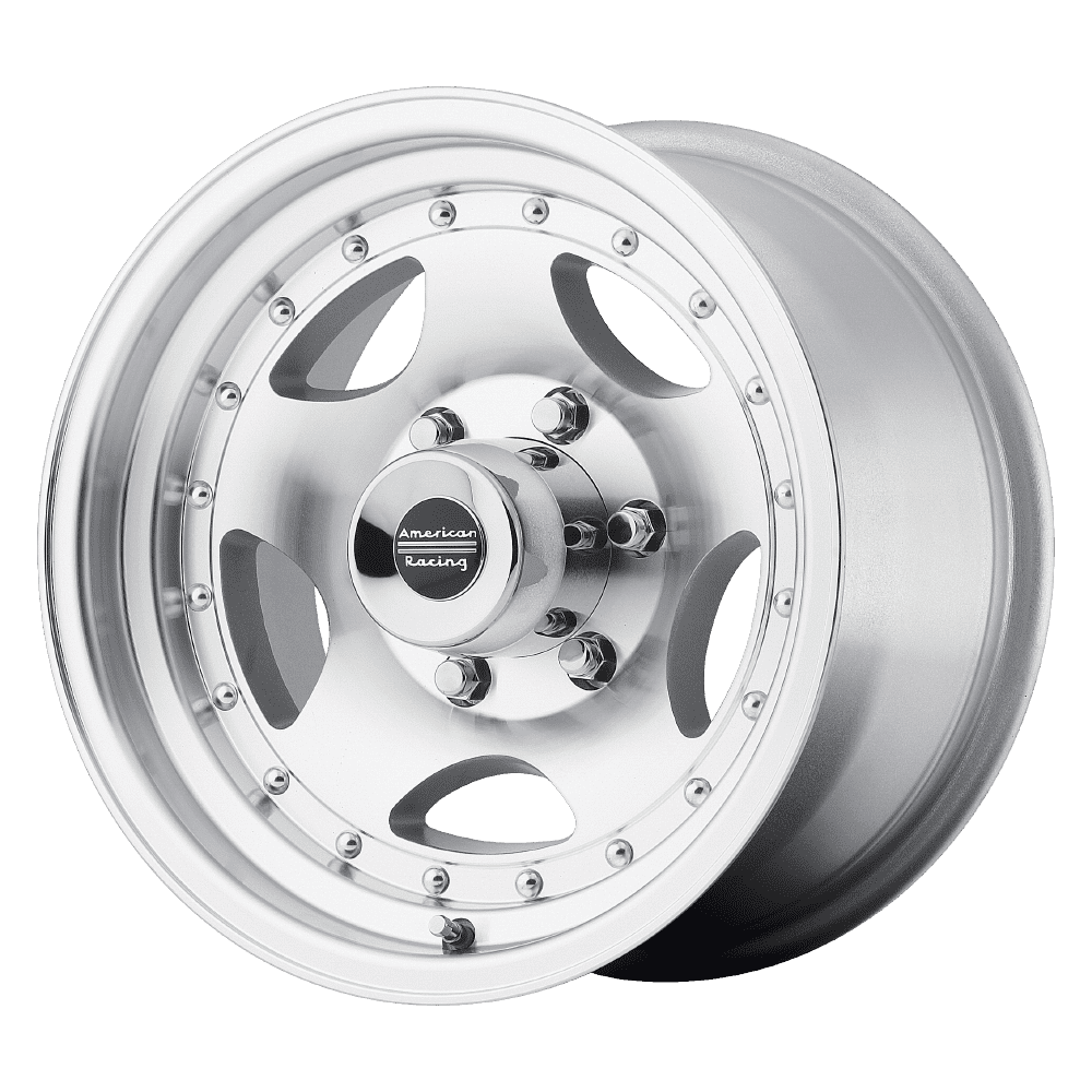 15x8 American Racing AR23 Machined Wheel 5x4.75 (-19mm)