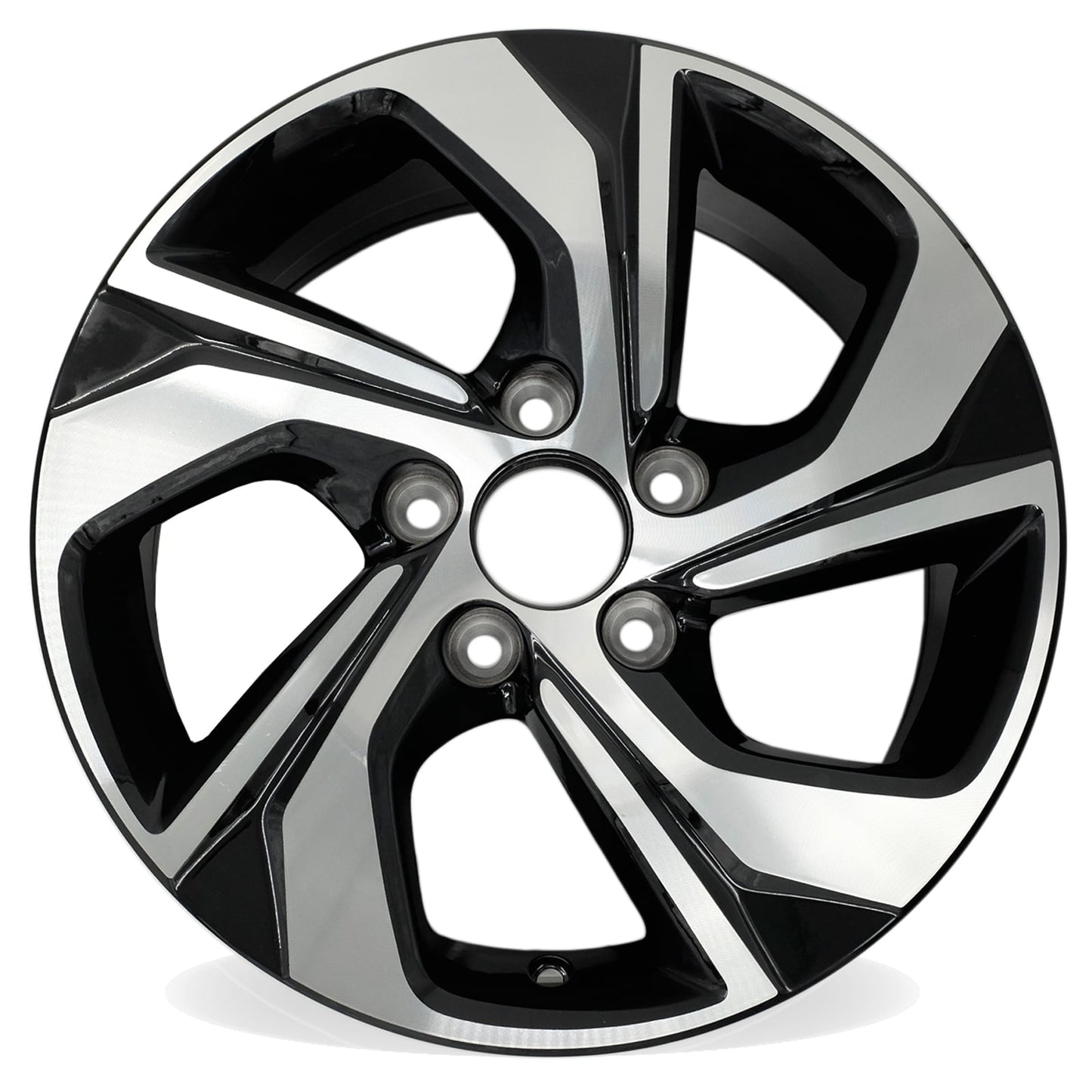 16" New Single 16x7 Machined Black Wheel for Honda Accord 2016 2017 OEM Design Replacement Rim