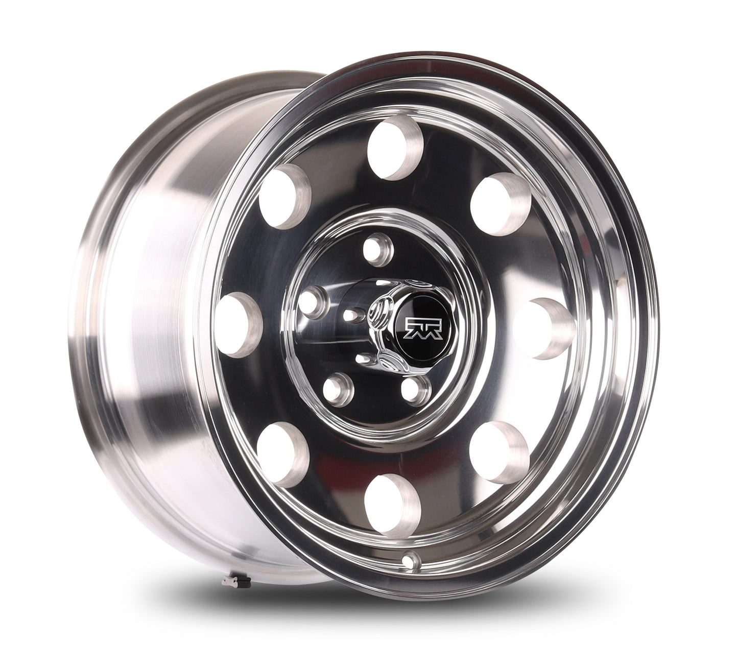 16x8 Mudder Trucker MT614 Diesel Polished 5x127 5x5 ET0 wheel rim