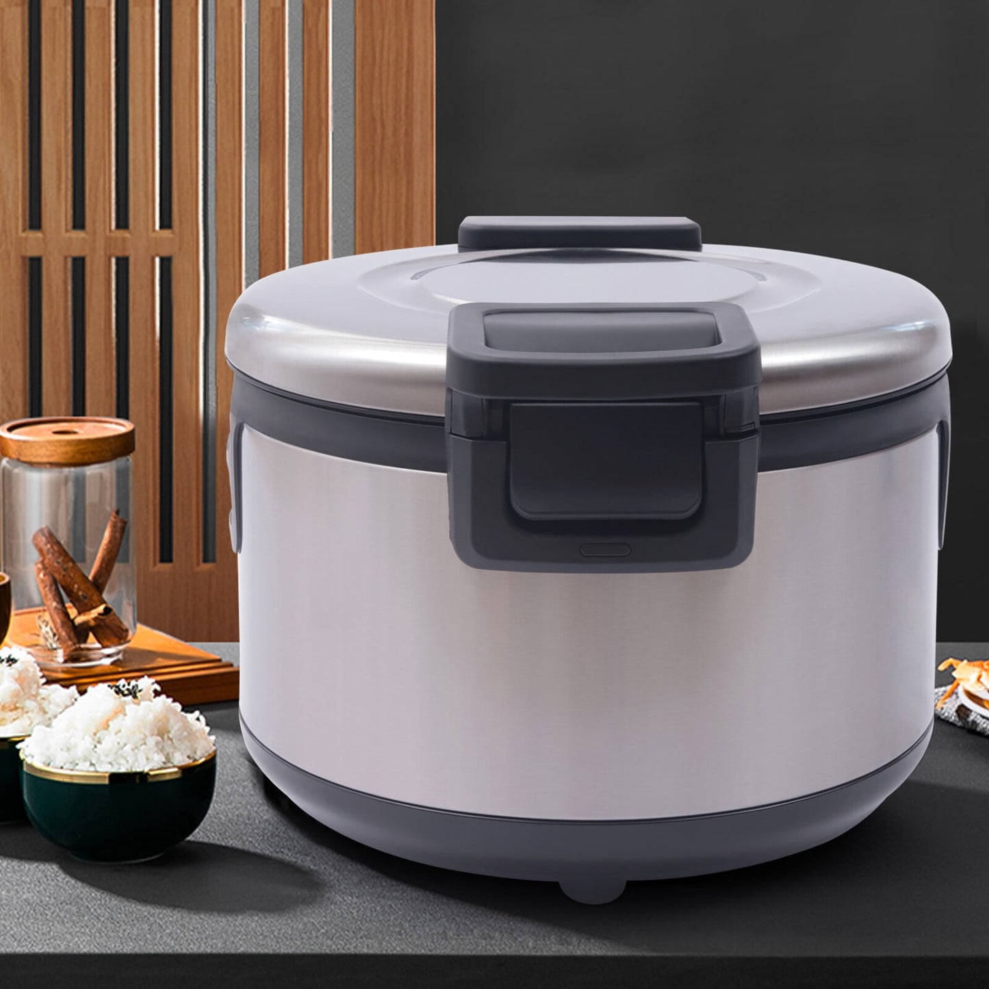 19L Electric Sushi Rice Warmer Commercial Non-stick Inner Pot Rice Cooker