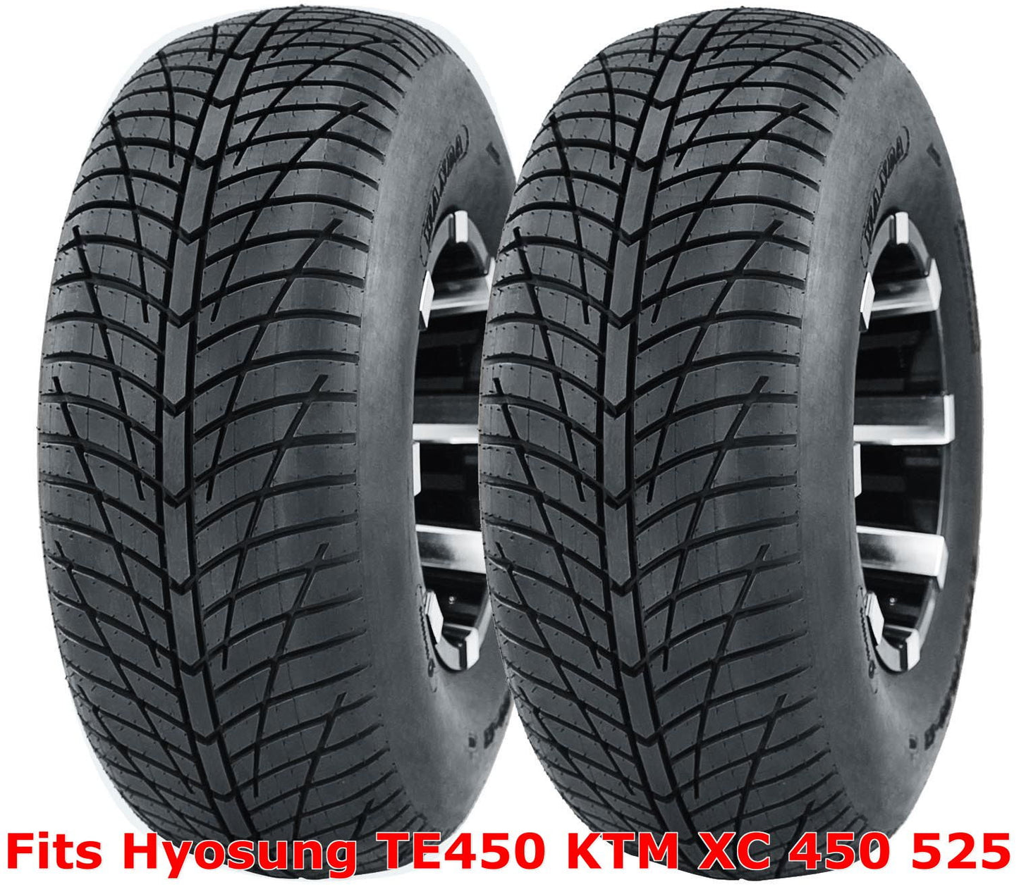 (2) Hyosung TE450 KTM XC 450 525 front 21x7-10 21x7x10 Hi-speed ATV tires