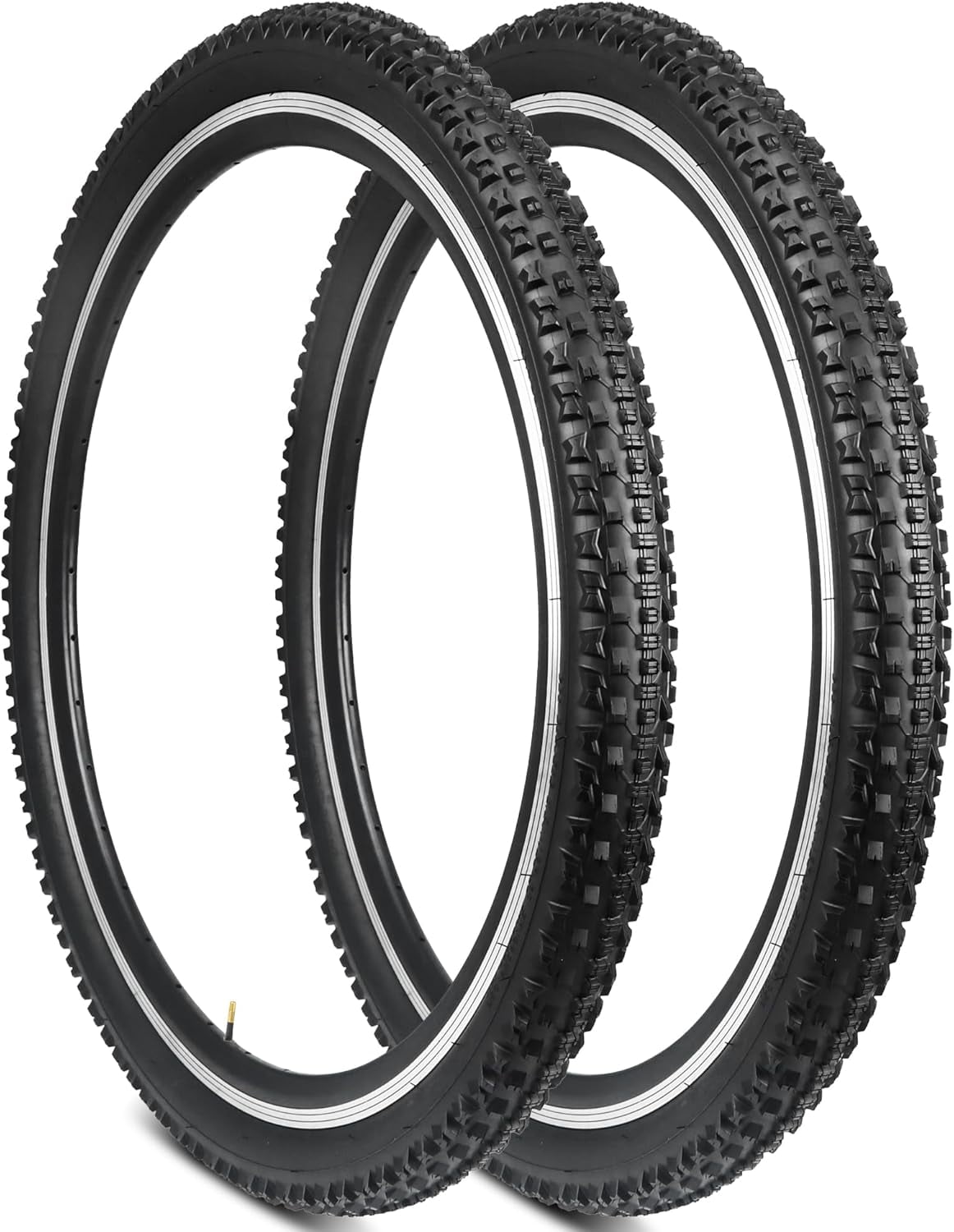 2 Pack MTB Bike Tires 26/27.5X 2.1 Inch Bike Tires for Mountain Bike/Citybike/Road Bike