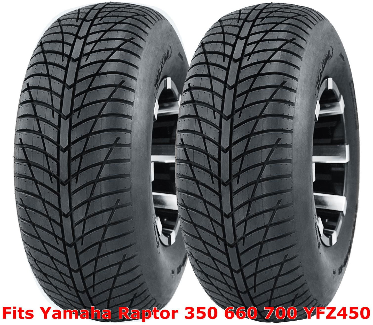 (2) Yamaha Raptor 350 660 700 YFZ450 front 21x7-10 21x7x10 Hi-speed ATV tires