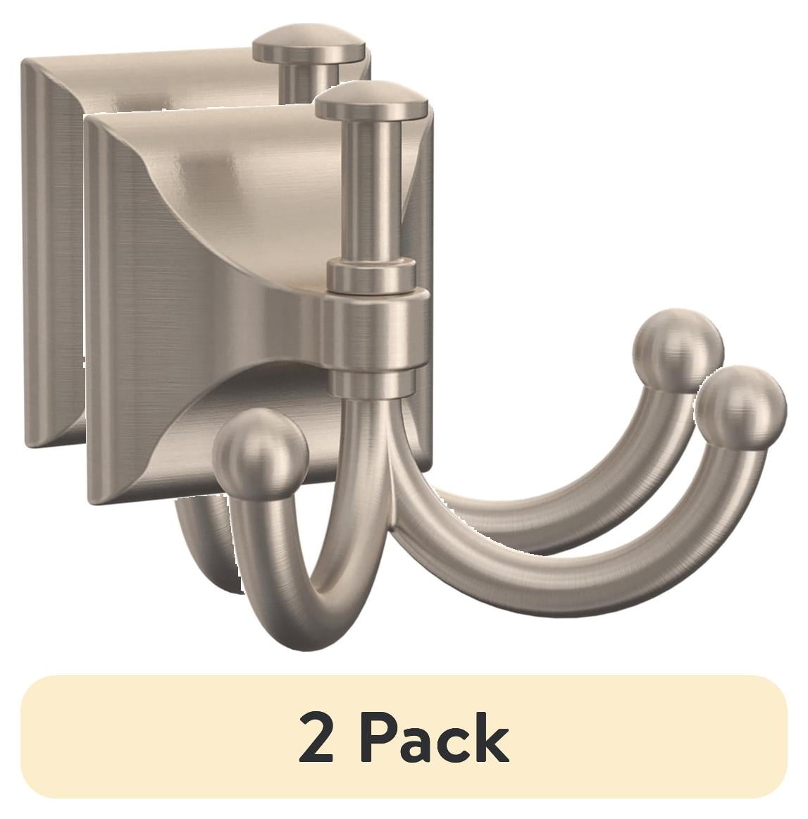 (Paquete de 2) Better Homes & Gardens NÃquel Satinado Eiffel Hook