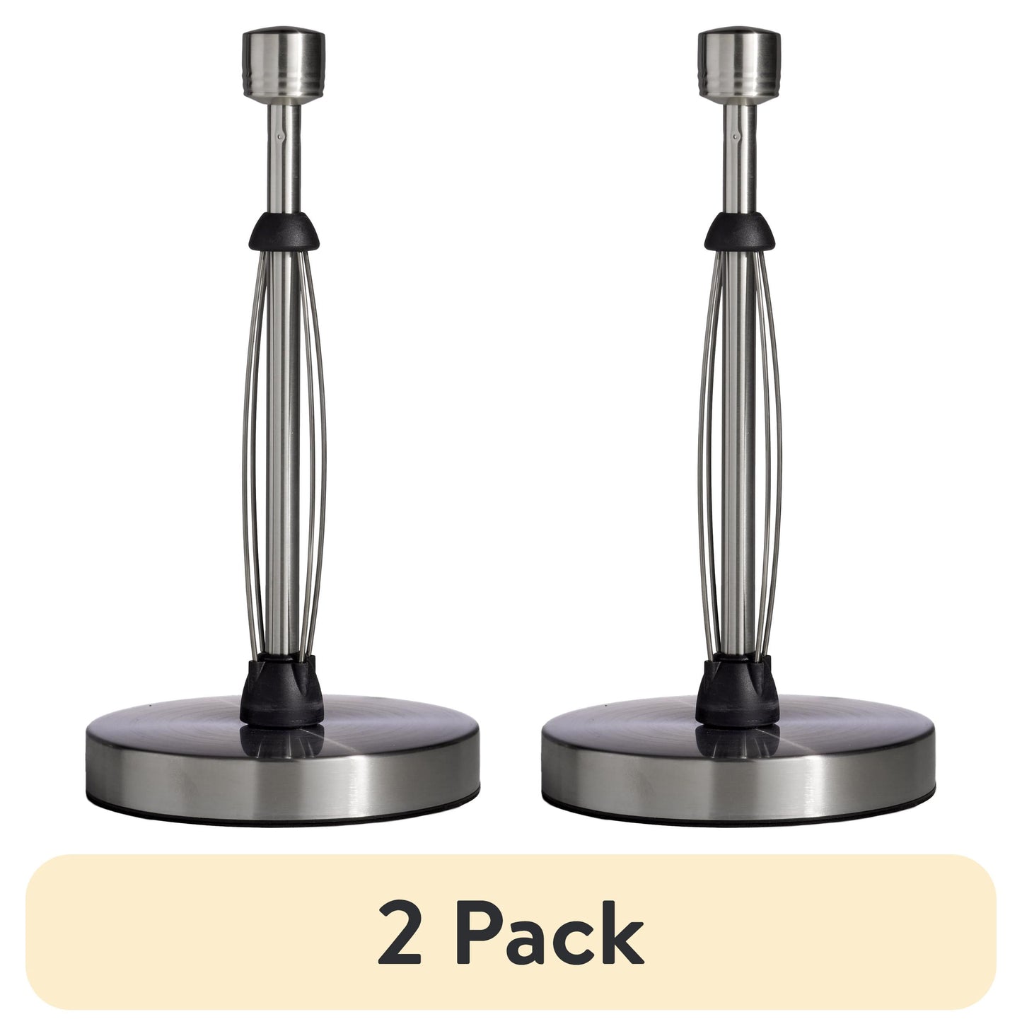 (2 pack) Kamenstein Brushed Stainless Steel Perfect Tear Paper Towel Holder 7.17†x 13.78â€