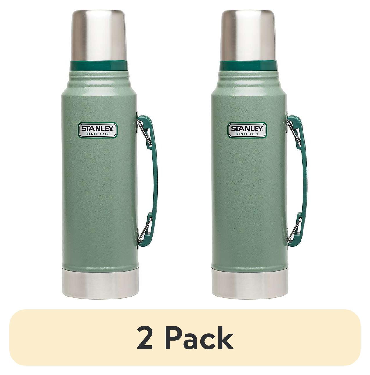 (Paquete de 2) Botella de VacÃo STANLEY Classic, Verde/plata