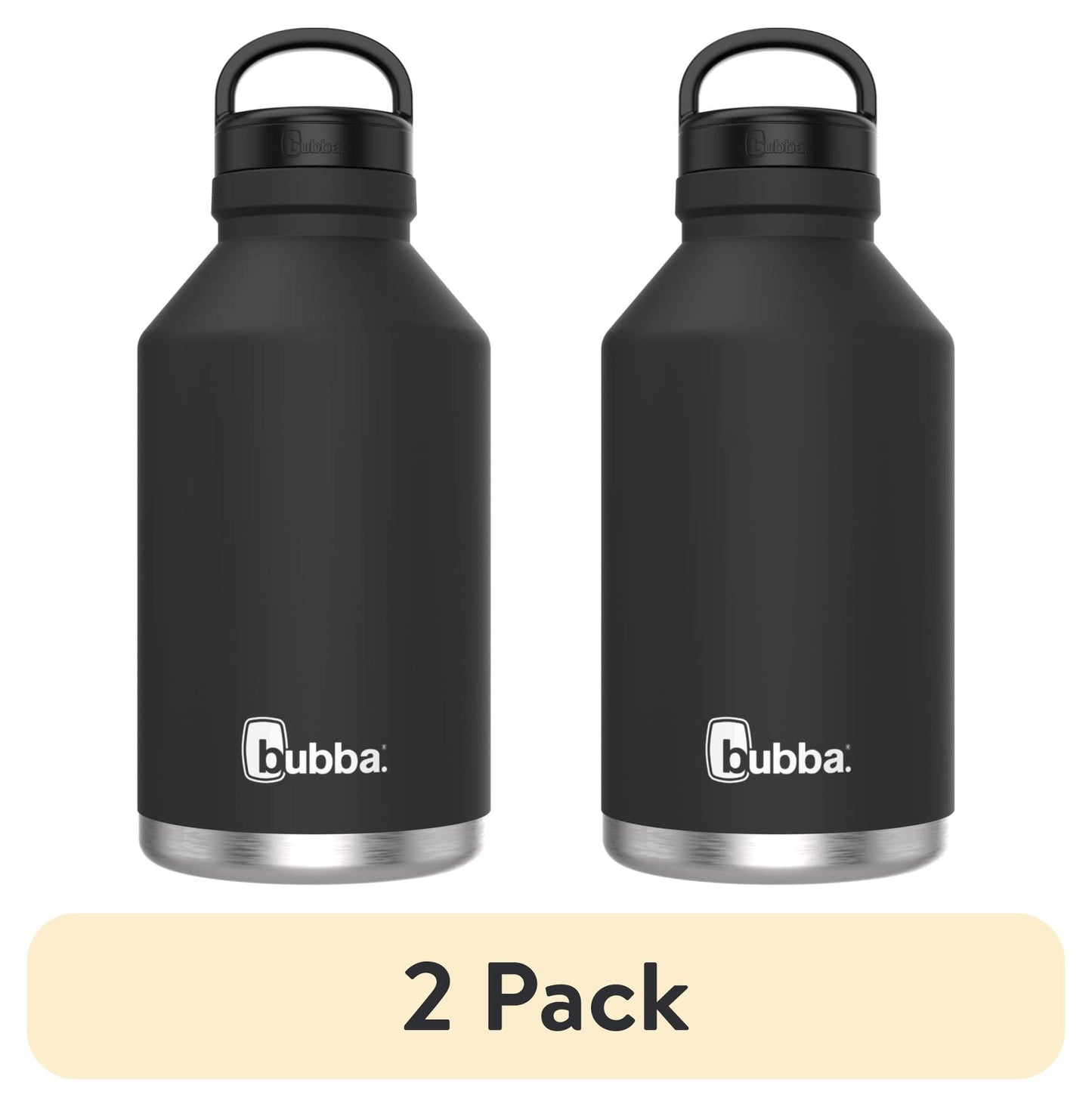 bubba Growler Stainless Steel Water Bottle Wide Mouth Rubberized Blue Tutti Fruity, 64 fl oz.