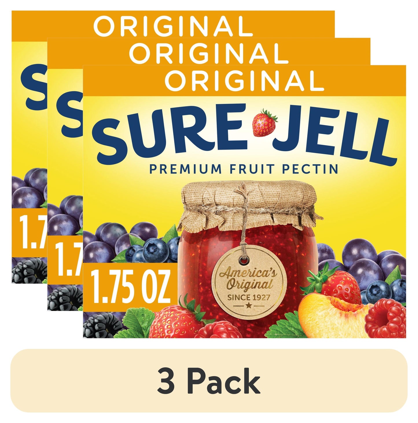 Sure Jell Original Premium Fruit Pectin, 1.75 oz Box