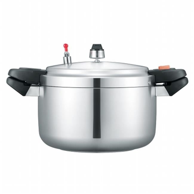 30-Cup Stovetop Commercial Pressure Cooker - Metallic