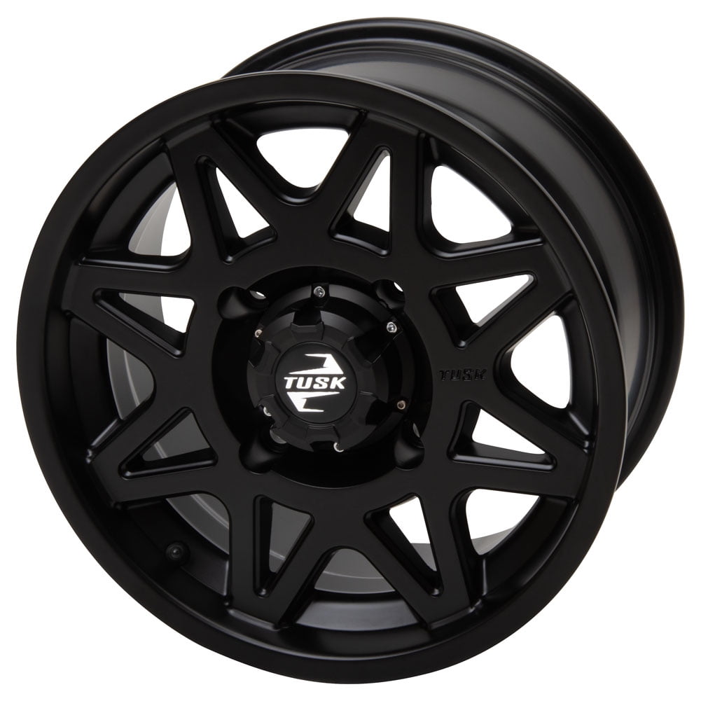4/137 Tusk Tintic Wheel 15X7 5.0 + 2.0 Matte Black