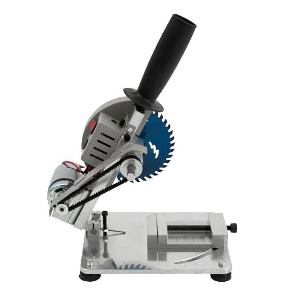 4 Inch Mini Table Saw, Portable Tabletop Electric Cut-Off Chop Saw, 110V 96W, 9000rpm Manual for Cutting Steel Materials