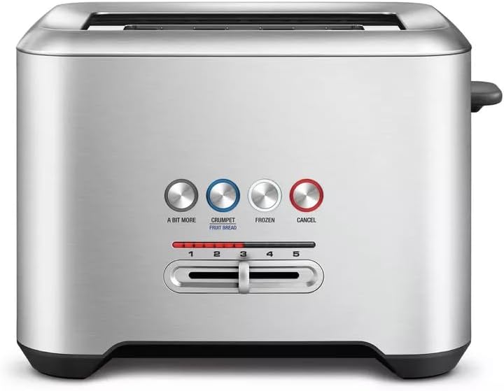 ROKAZ A Bit More 2 Slice Stainless Steel Toaster, ROKAZ9845-ZZ1454S