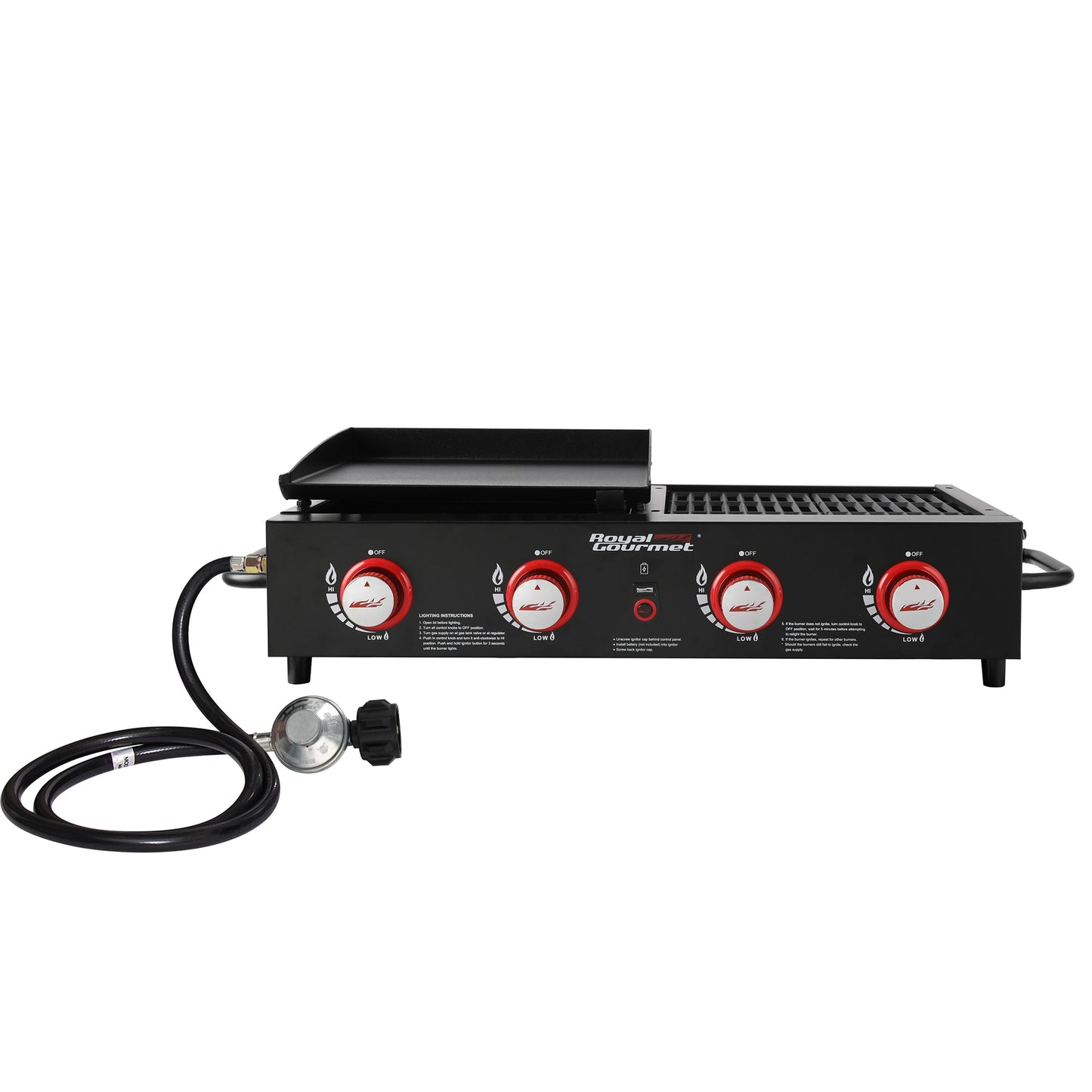Royal Gourmet 430-Sq in Black Portable Liquid Propane Grill GD4002T