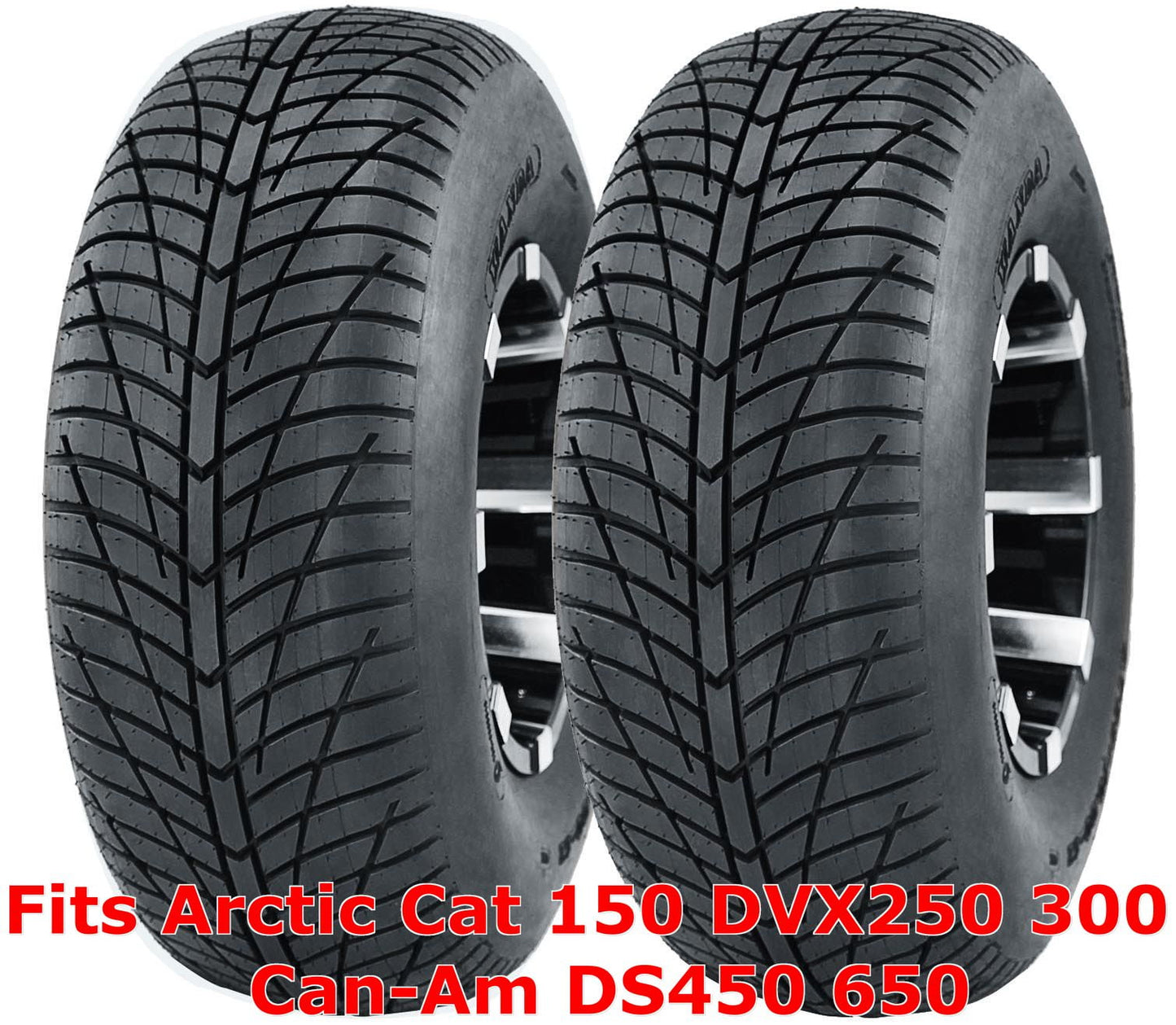 (2) Arctic Cat 150 DVX250 300 Can-Am DS450 650 front 21x7-10 Hi-speed ATV tires