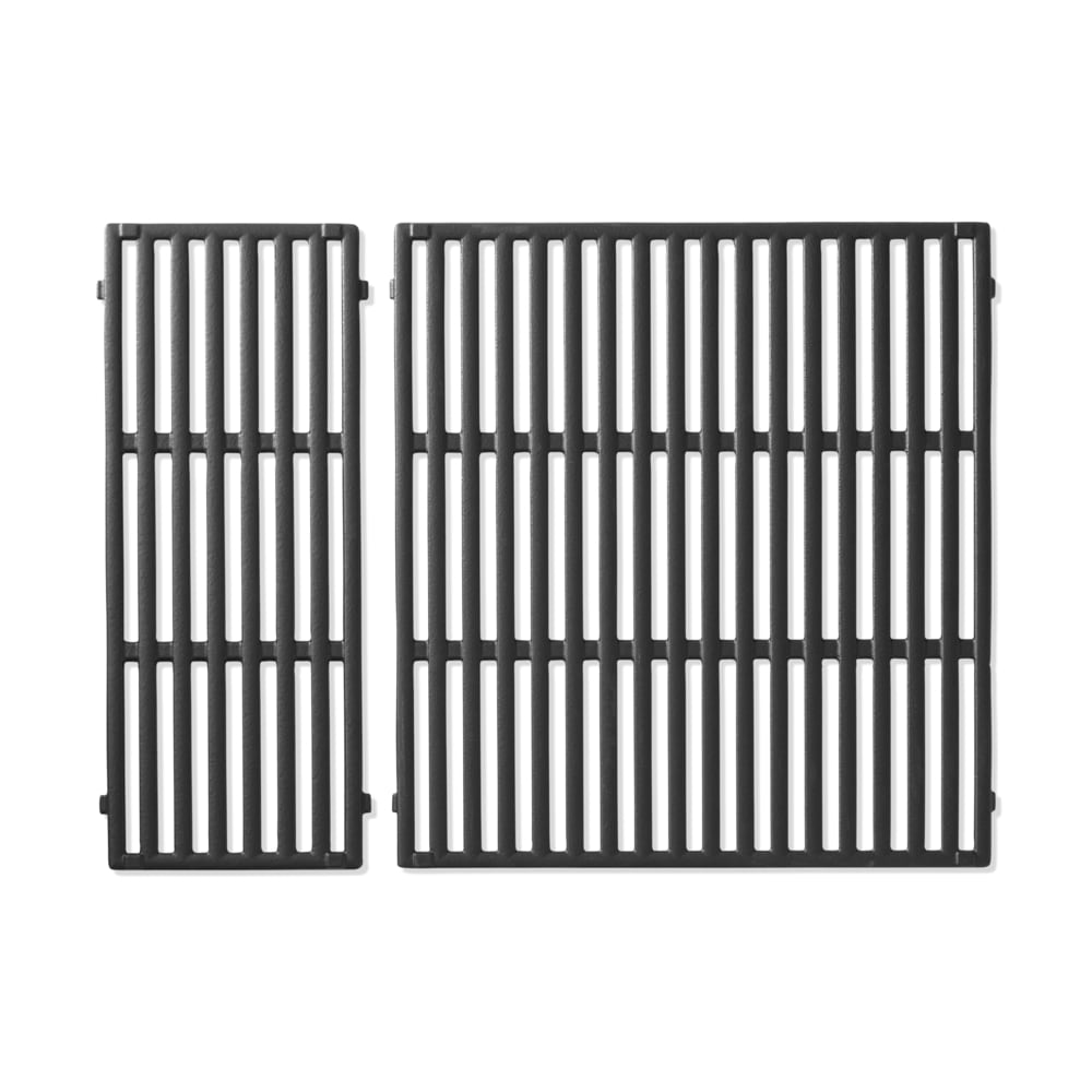 Weber Spirit 300 2016+ and SmokeFire EX4 grills 20.38-in x 19-in 2-Pack Rectangle Porcelain-coated Cast Iron Cooking Grate 7856