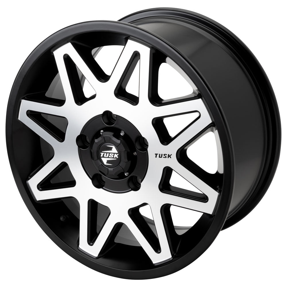 5/114.3 (5/4.5) Tusk Tintic Wheel 15x7 6.0 + 1.0 Machined/Black