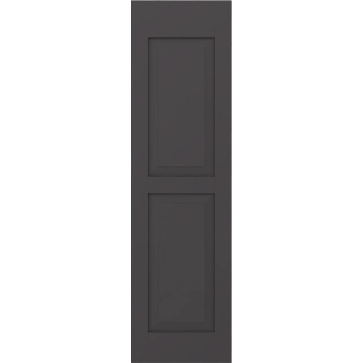 Ekena Millwork 15-in W x 78-in H Shadow Mountain Raised panel Wood Exterior Shutters ( 2 -Pack )