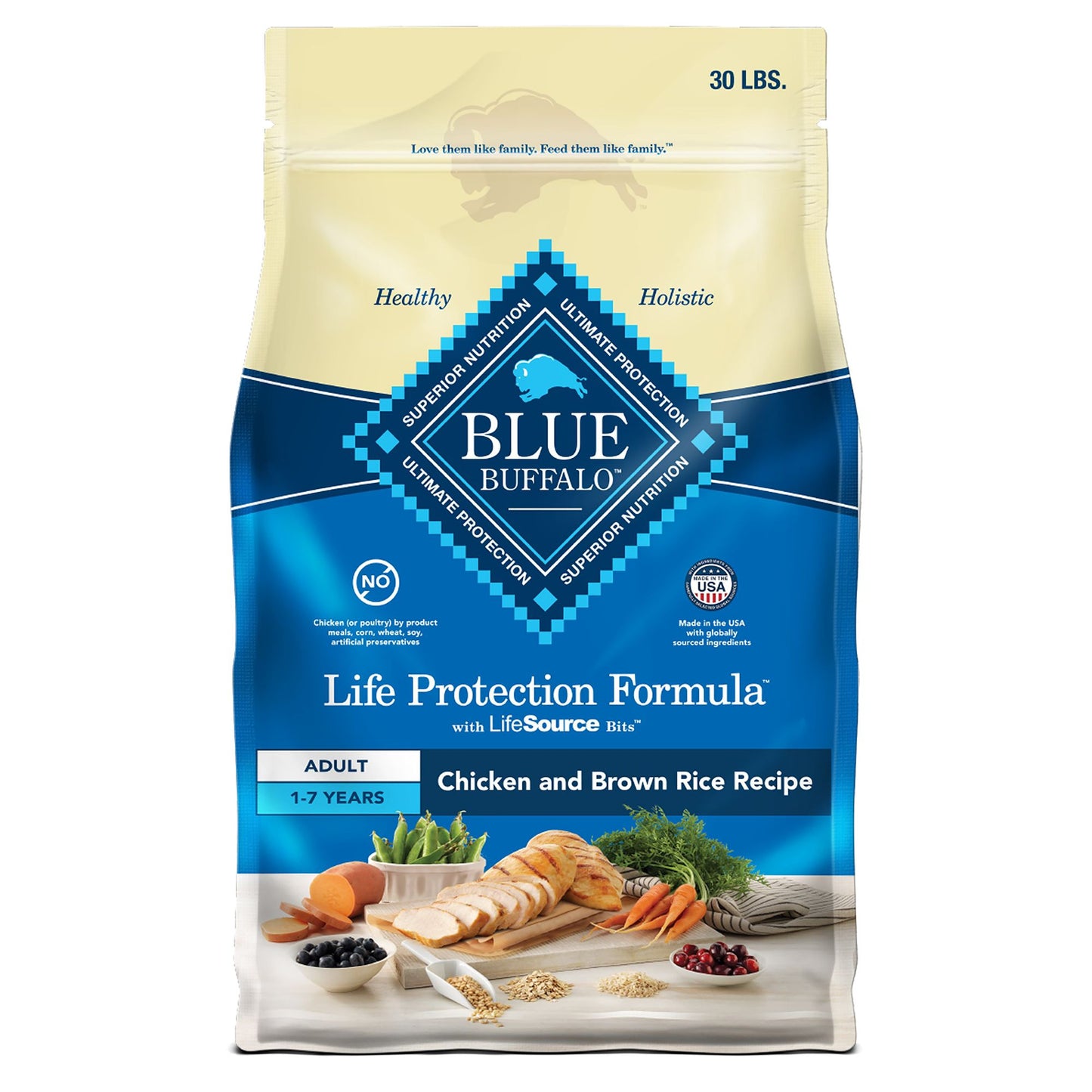 Blue Buffalo® Life Protection Formula™ Adult Dry Dog Food - Chicken & Brown Rice 5 Lb