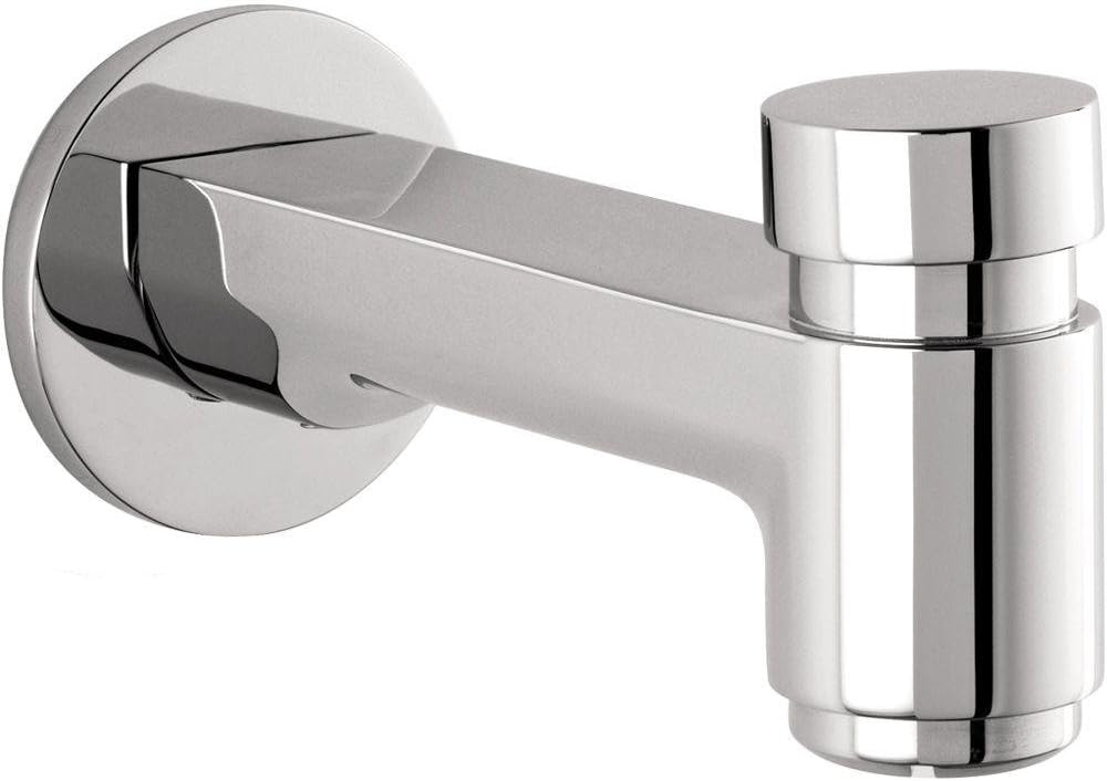 hansgrohe Tub Spout with Diverter Premium 3-inch Modern Tub Spout in chrome, 14414001