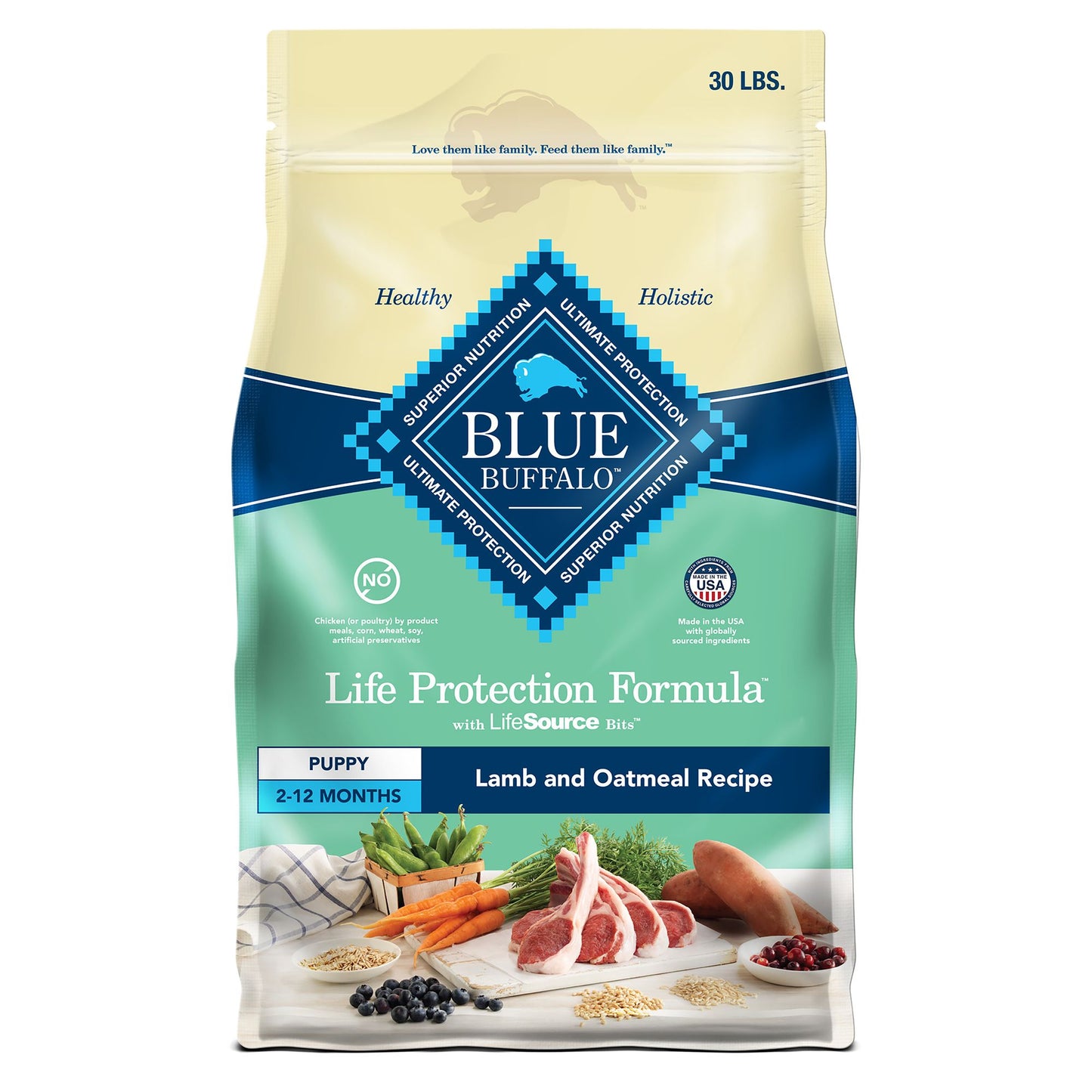 Blue Buffalo® Life Protection Formula™ Puppy Dry Dog Food - Lamb & Oatmeal 5 Lb