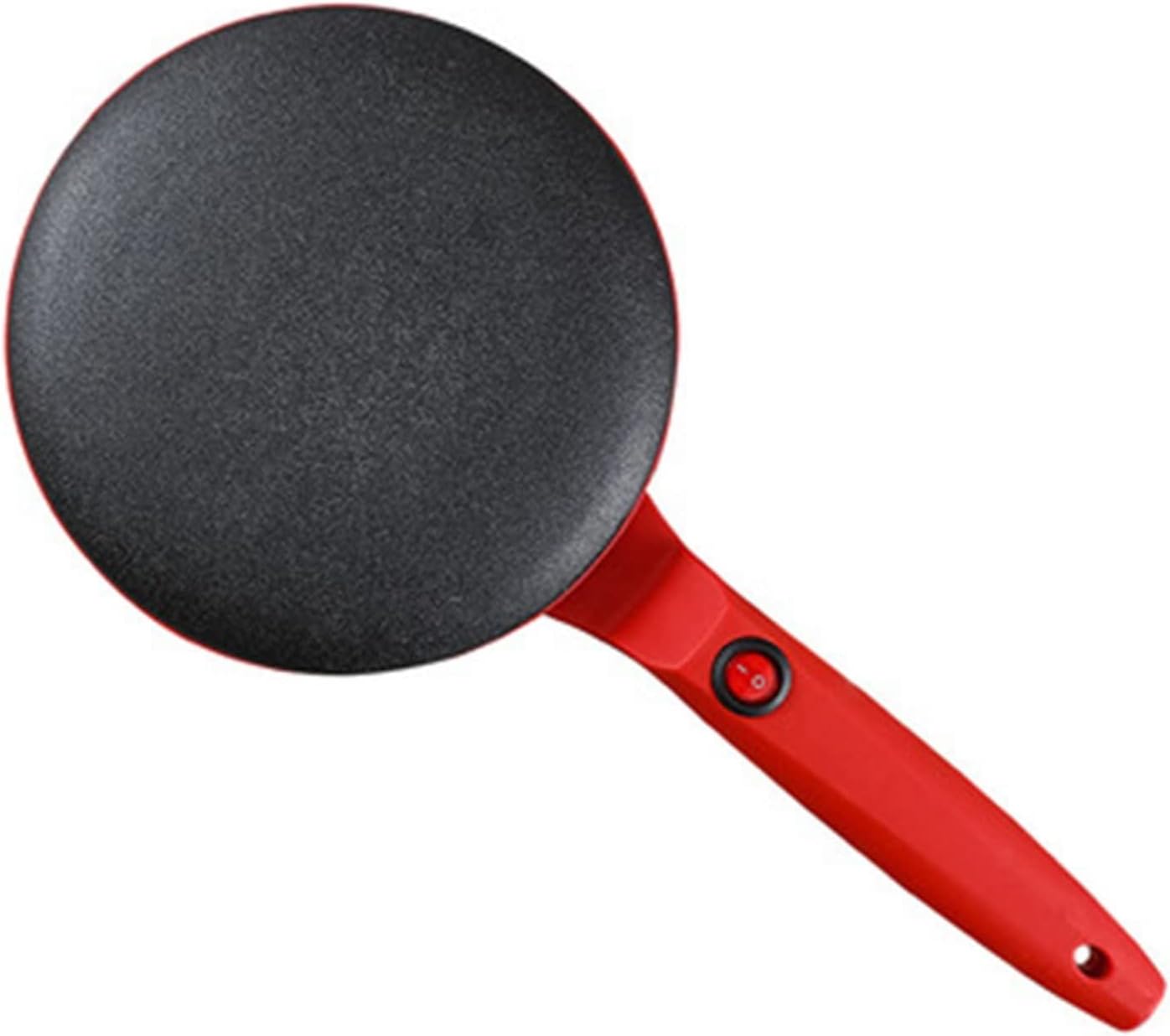 Electric Griddles, Electric Crepe Maker Pizza Pancake Machine Non-Stick Griddle Baking Pan Cake Machine Kitchen Appliance Cooking Tools (Color : Rojo)