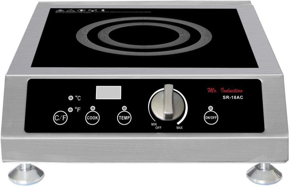 SR-18AC 1800W Commercial Counter Top Induction range