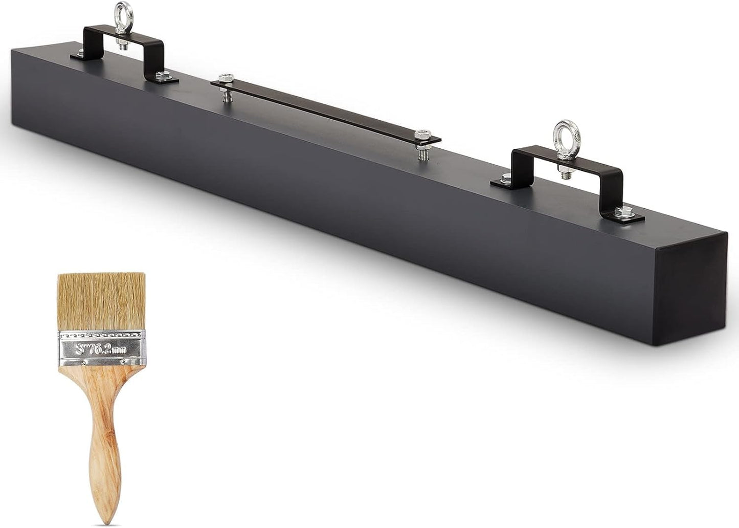 Hanging Magnetic Sweeper Pickup Tool, 48 Inch Magnetic Nail Sweeper for Pick Up Bolts Nails Iron Chips Metals, Nail Magnet Sweeper for Easy Metal Debris Clean-Up