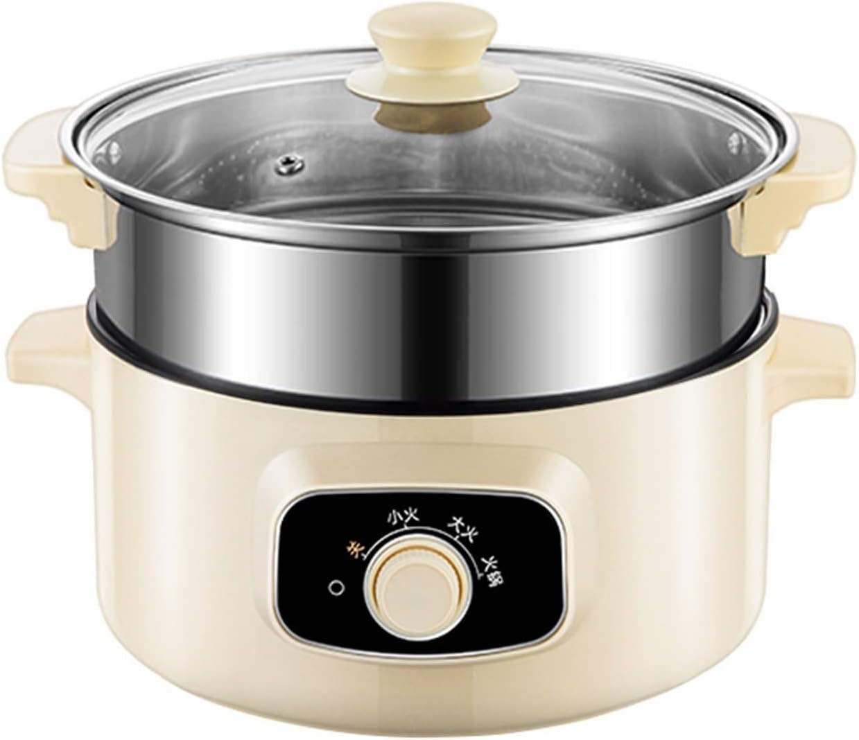 Soup Pot Multi Functional Electric Hot Pot Household Integrated Electric Hot Pot Non Stick Electric Frying Pan Dormitory Small Electric Pot Multi Layer Electric Steamer