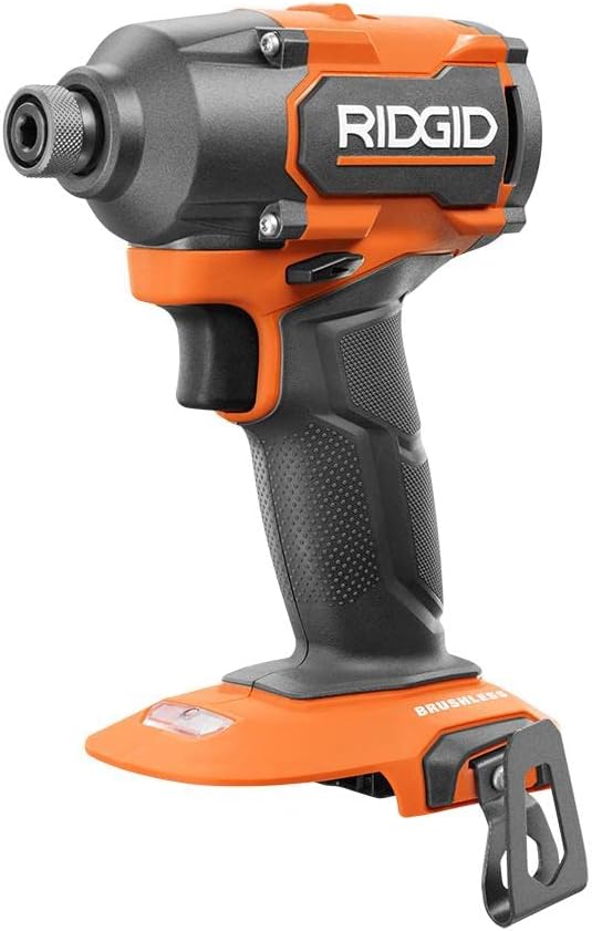 Ridgid 18v Brushless 3-Speed 1/4 in. Impact Driver (Tool Only, bulk packaged) (Renewed)