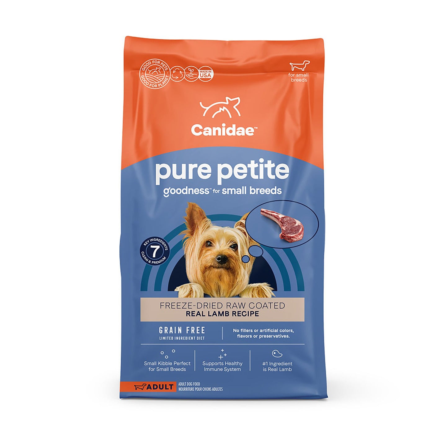 Canidae® Pure™ Small Breed Adult Dry Dog Food - Limited Ingredient Diet, Lamb 4 Lb