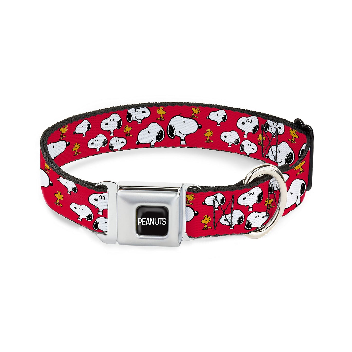 Buckle-Down Peanuts Snoopy Seatbelt Dog Collar Medium