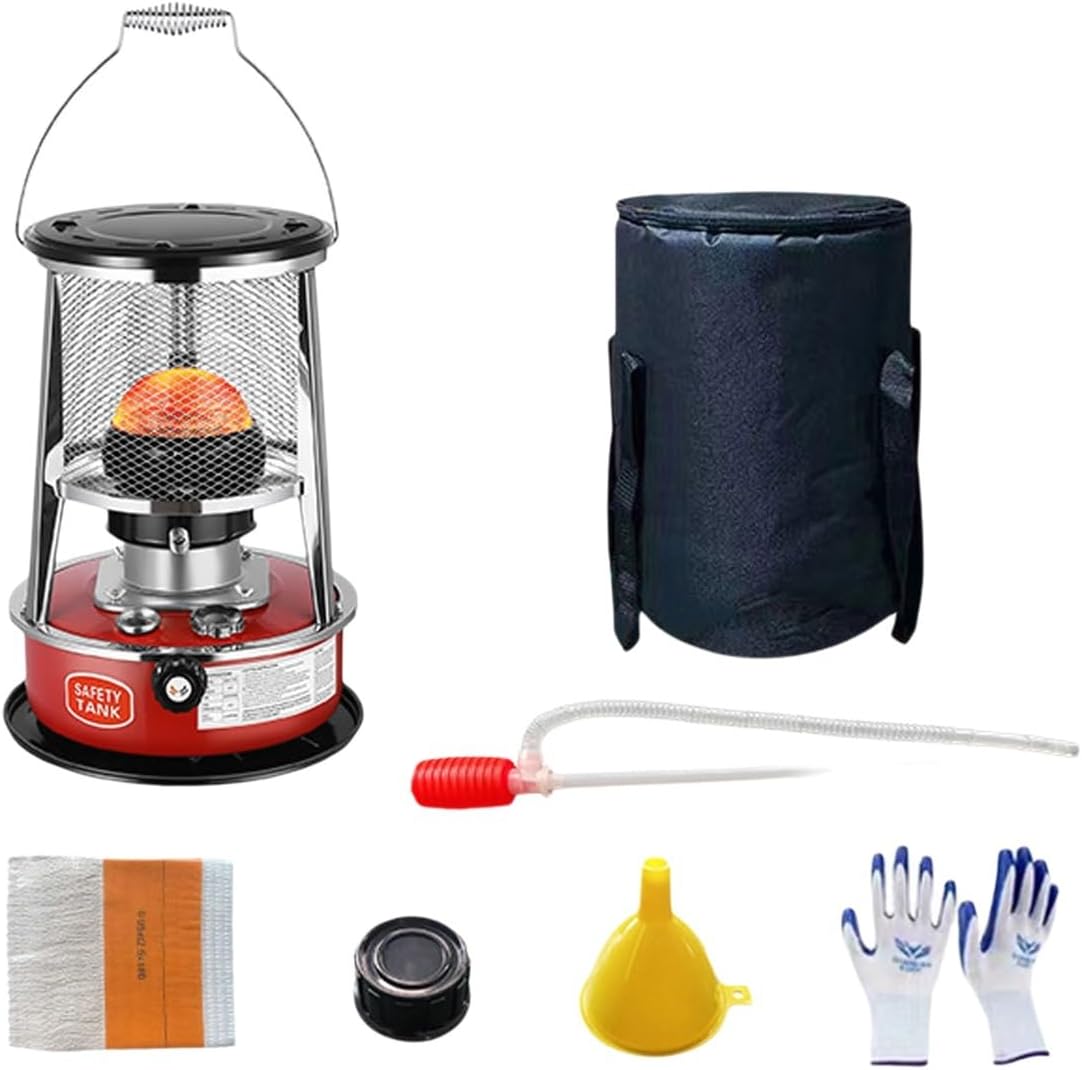 Portable Kerosene Heater Indoor Outdoor Efficiency Heating For Home, Garage, Camping 19-Hour Runtime(229)