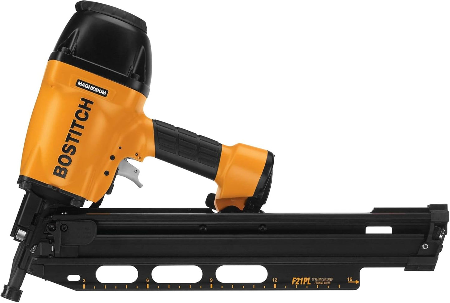 BOSTITCH Framing Nailer, Round Head, 1-1\/2-Inch to 3-1\/2-Inch, Pneumatic (F21PL)