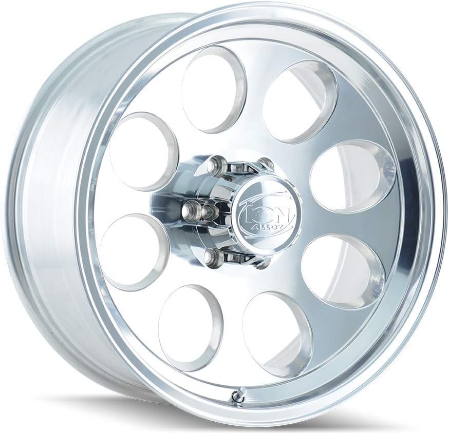Ion Alloy 171 Polished Wheel (15 x 10. inches /5 x 114 mm, -38 mm Offset)