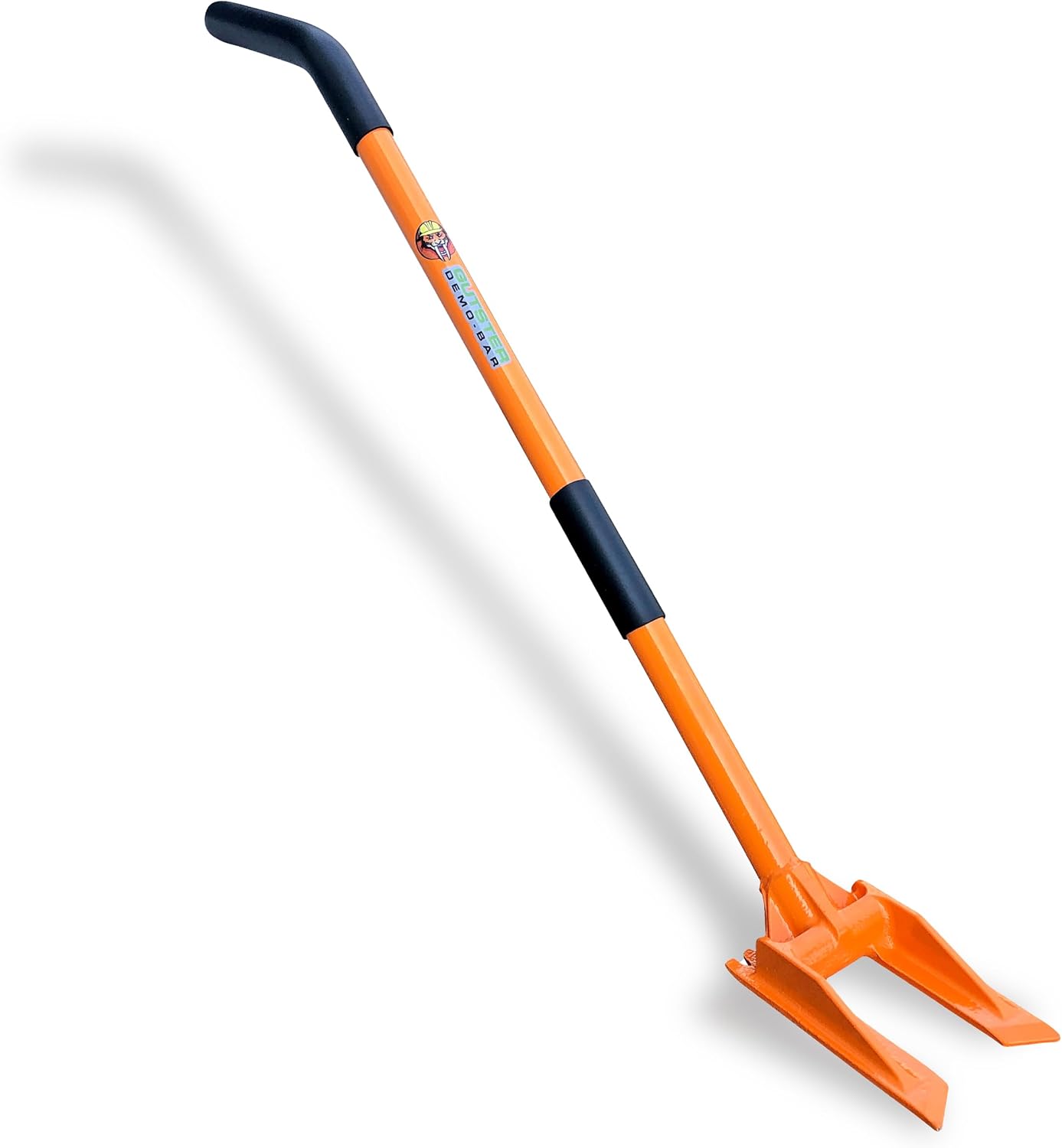 Gutster Tools 48\u201D Round Handle Demolition Bar \u2013 Versatile Wrecking & Multi Tool- For Home Renovations and DIYs - Trusted by Contractors, Firefighters & Restoration Professionals