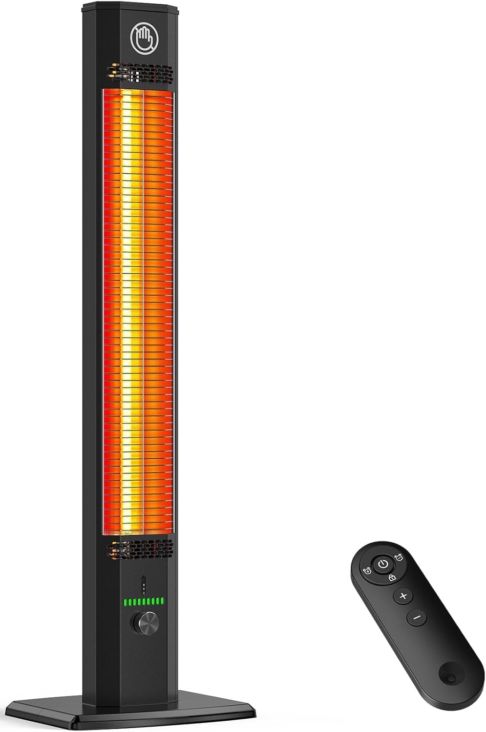 Space Heater, 1500W Portable Electric Heaters with Remote, Safe Quiet Room Heater for Bedroom