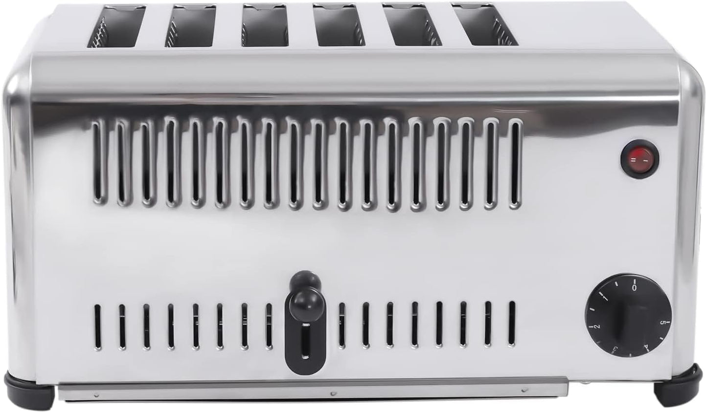 Commercial Toaster Bread Toast Sandwiches Baker Stainless Steel Toaster Machine for Home Restaurant Bakery and Dessert Store